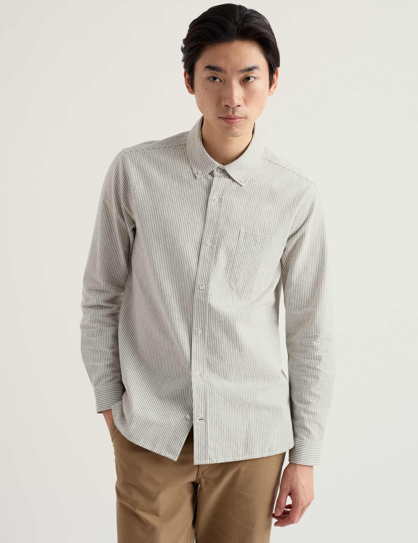 Relaxed Fit Pure Cotton Striped Shirt - image 5