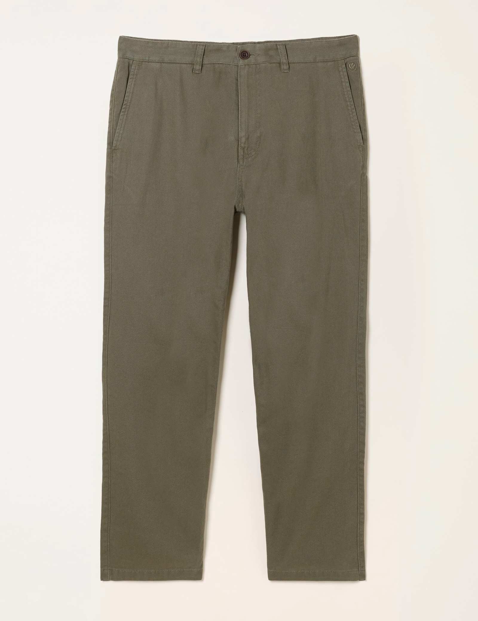 Tapered Fit Pure Cotton Twill Trousers - image 1