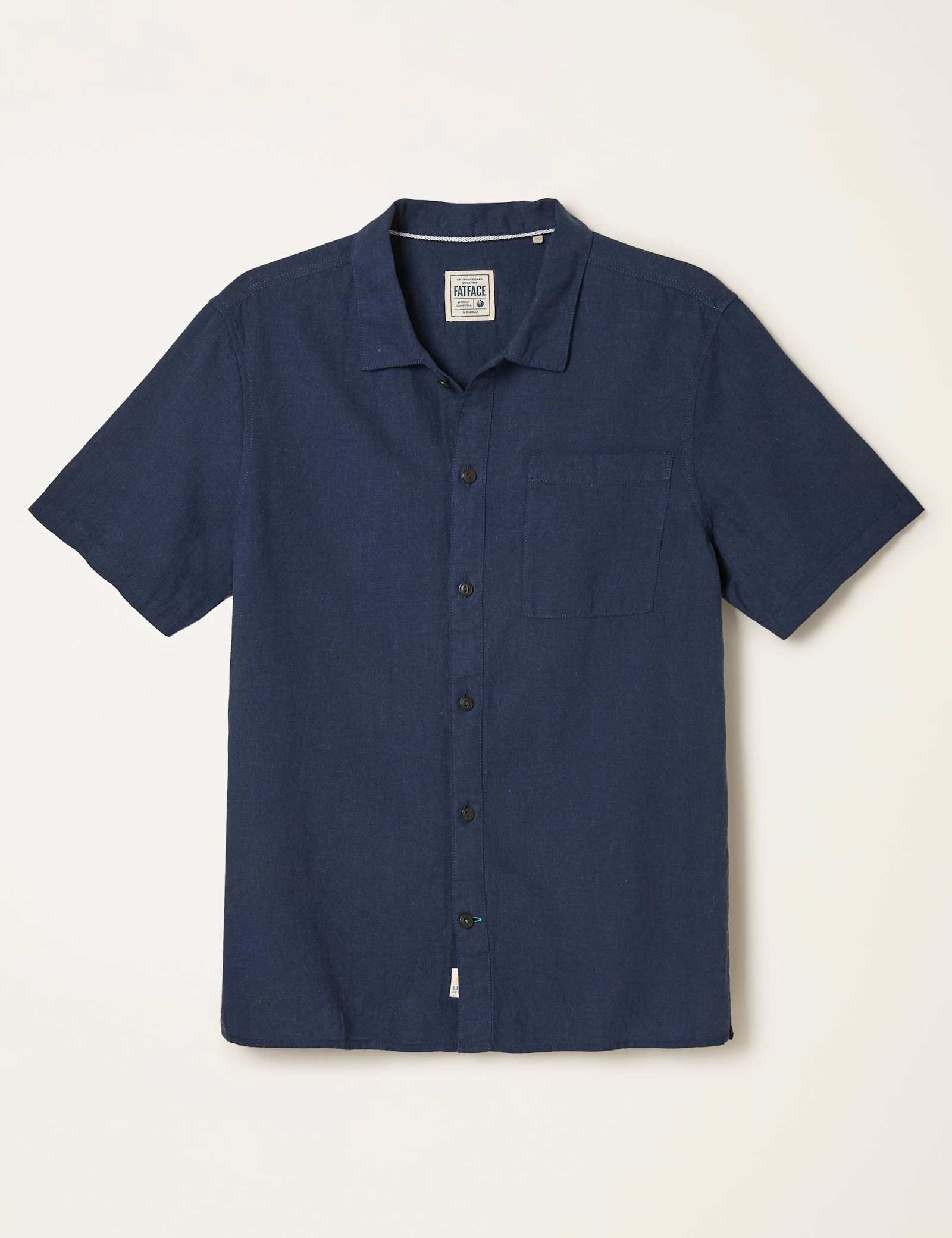 Regular Fit Cotton Linen Blend Shirt - image 2
