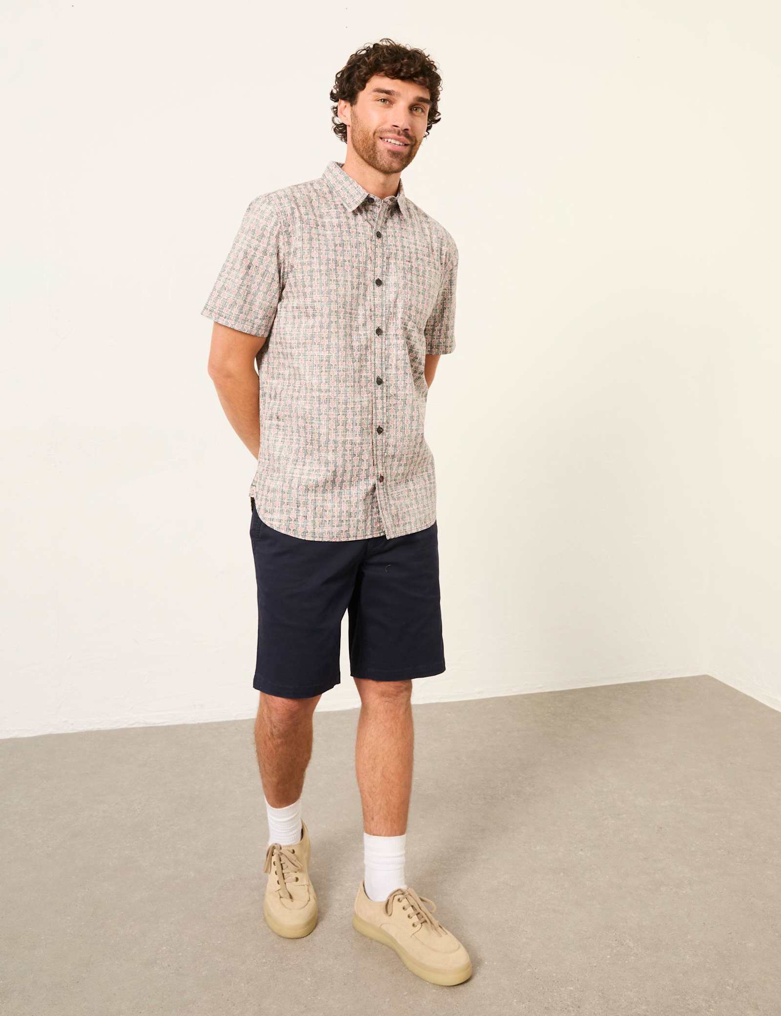 Regular Fit Pure Cotton Floral Shirt - image 2