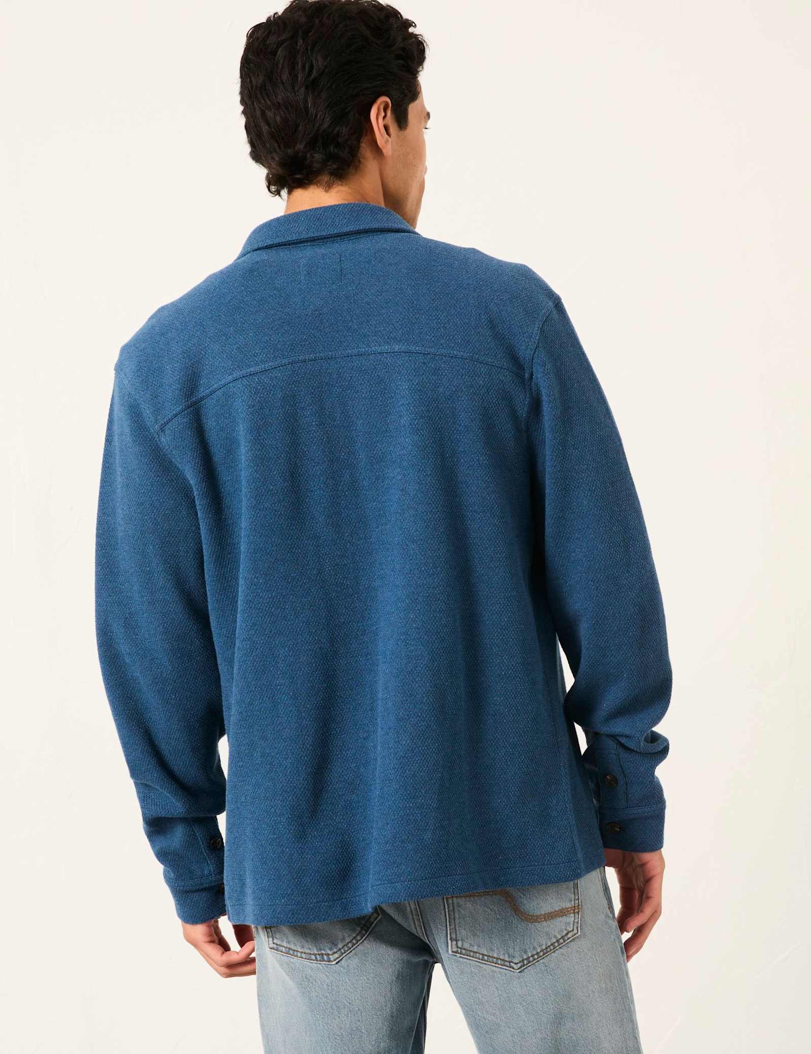 Pure Cotton Waffle Oxford Shirt - image 4