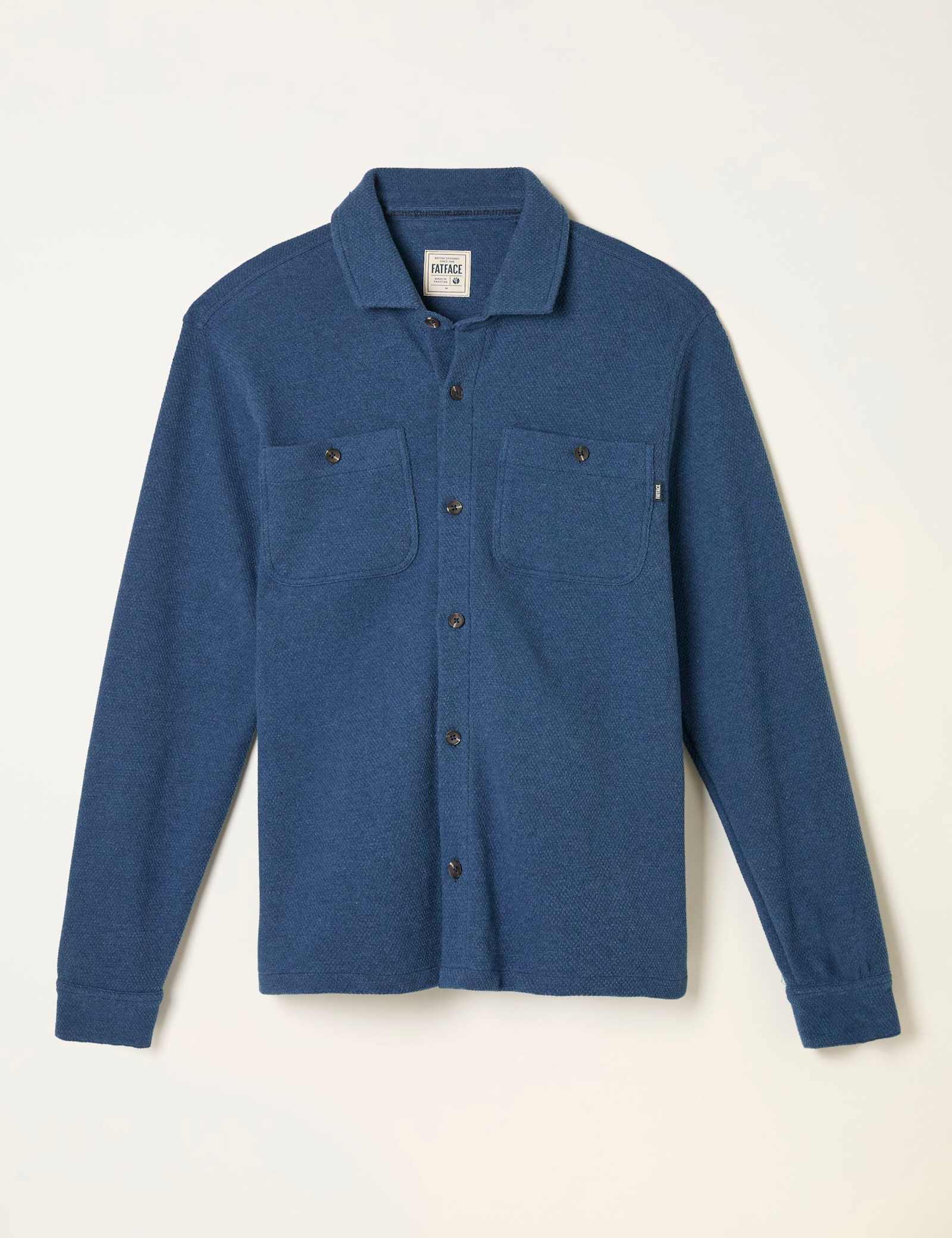 Pure Cotton Waffle Oxford Shirt - image 1