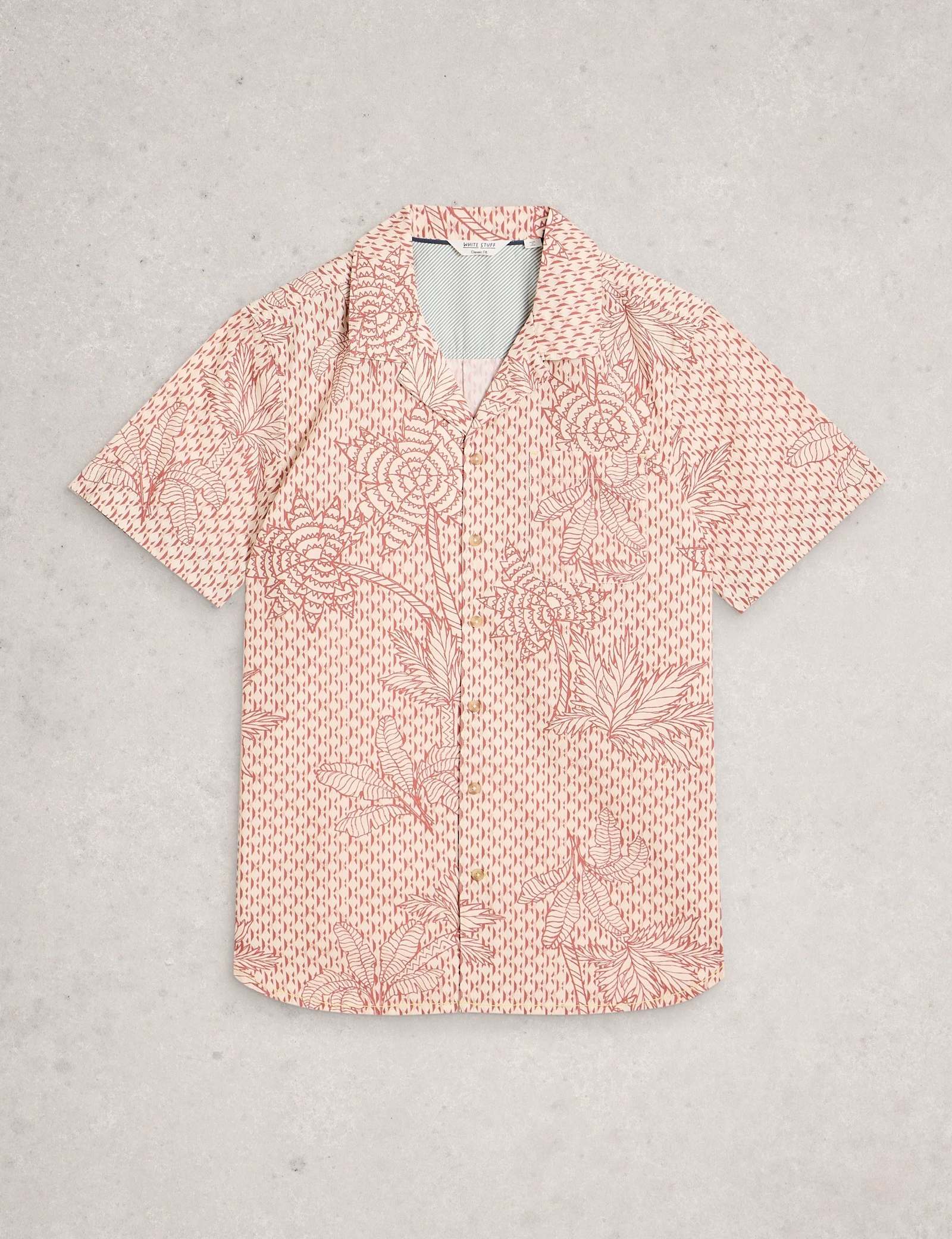 Pure Cotton Printed Short Sleeve Shirt - image 1