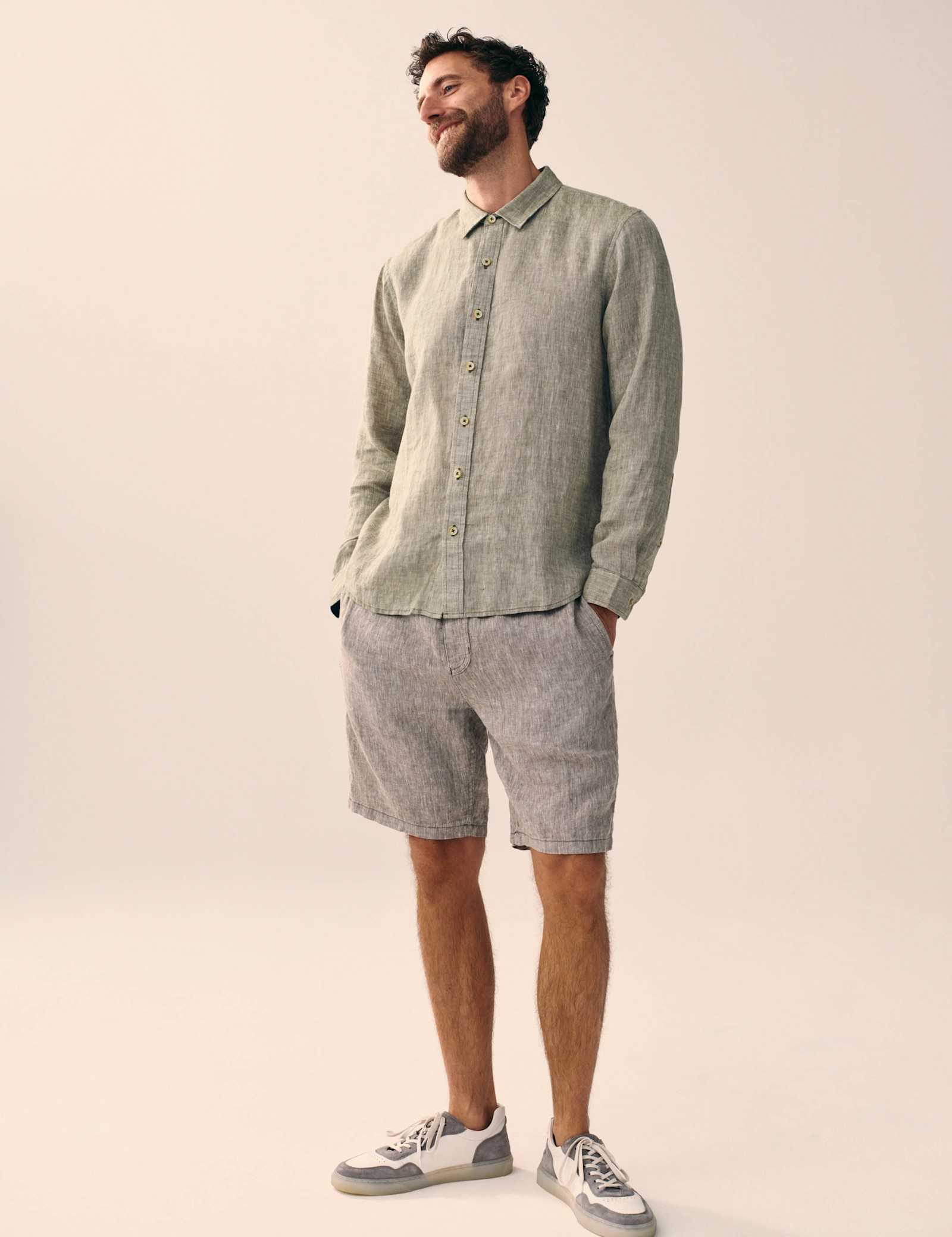 Regular Fit Pure Linen Shirt - image 4