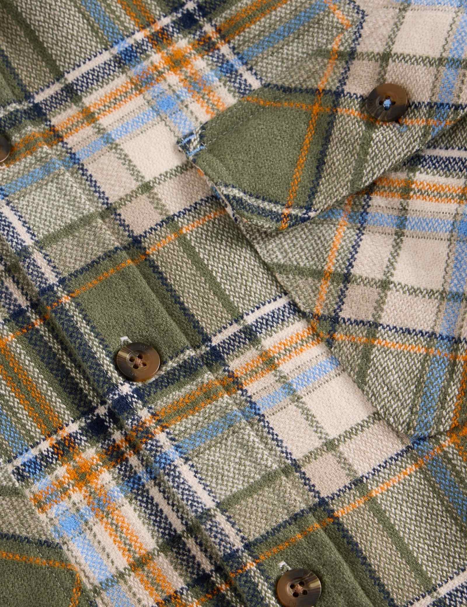 Regular Fit Pure Cotton Checked Overshirt - image 4