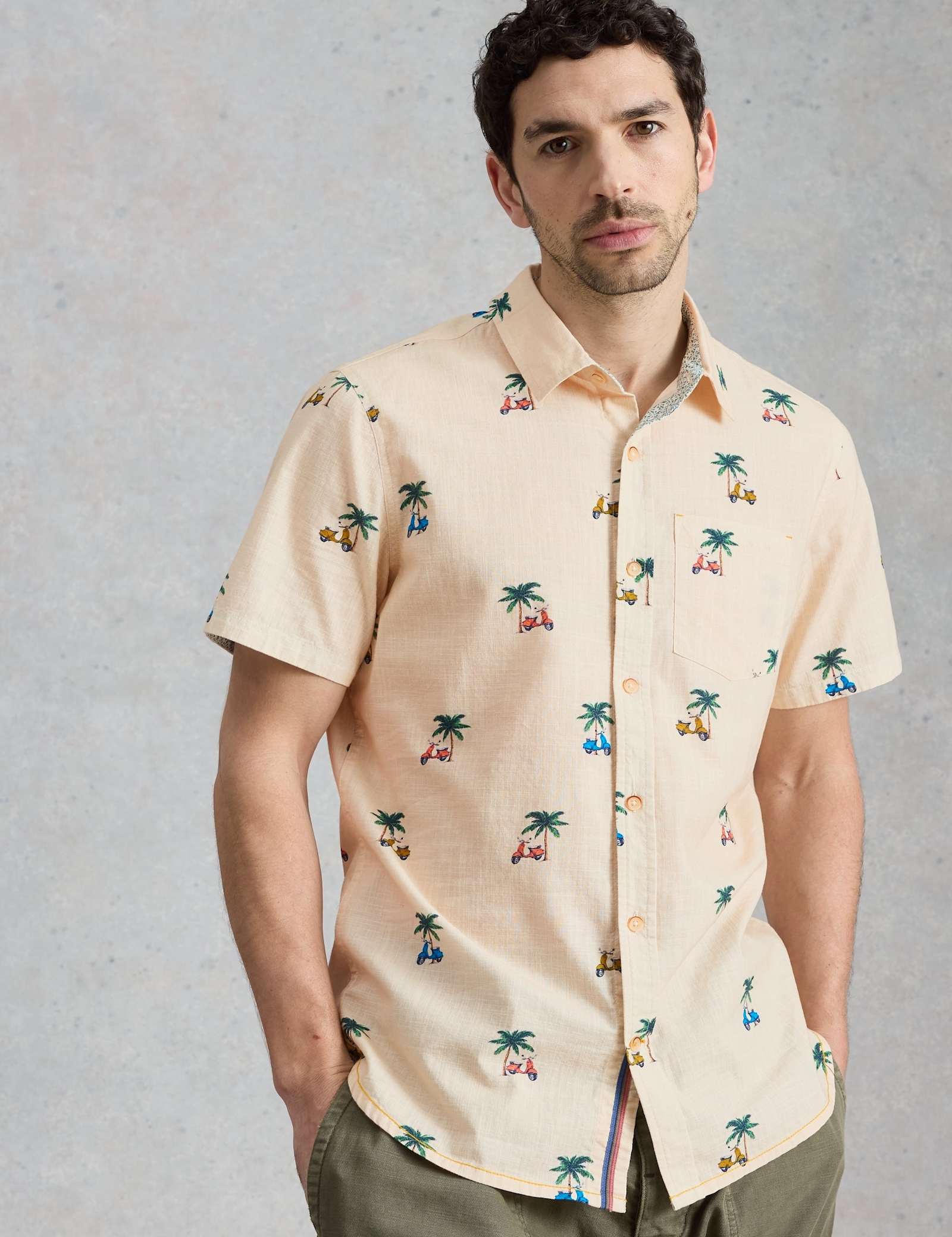 Pure Cotton Printed Short Sleeve Shirt - image 2