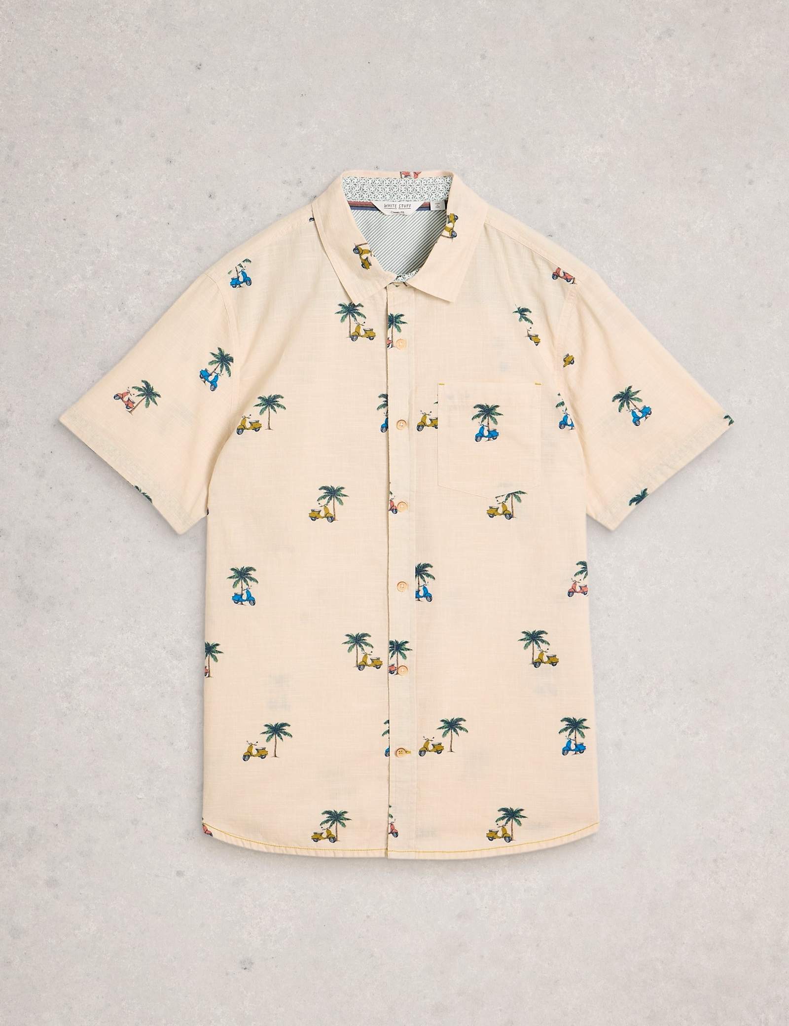 Pure Cotton Printed Short Sleeve Shirt - image 1