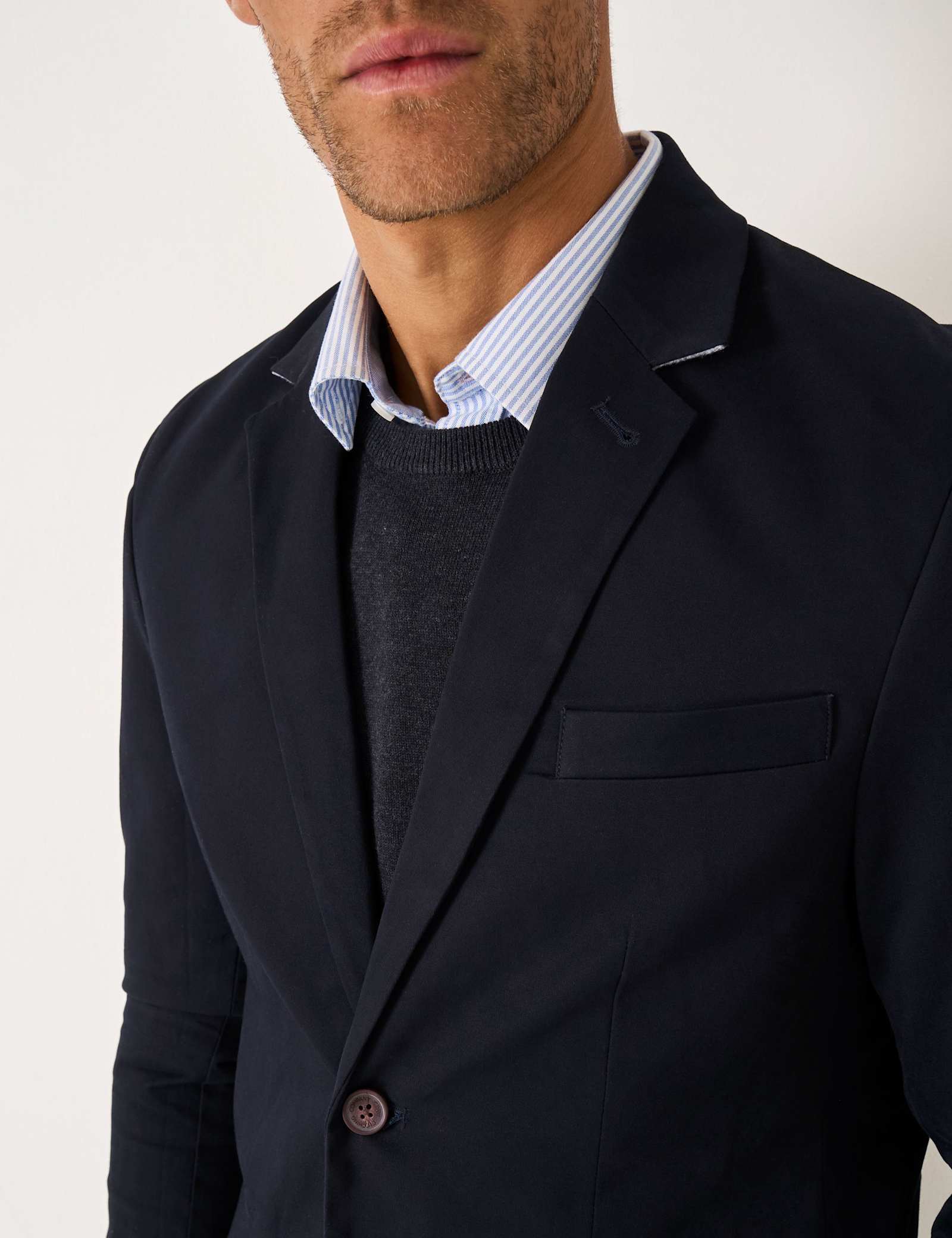 Regular Fit Cotton Rich Blazer - image 3