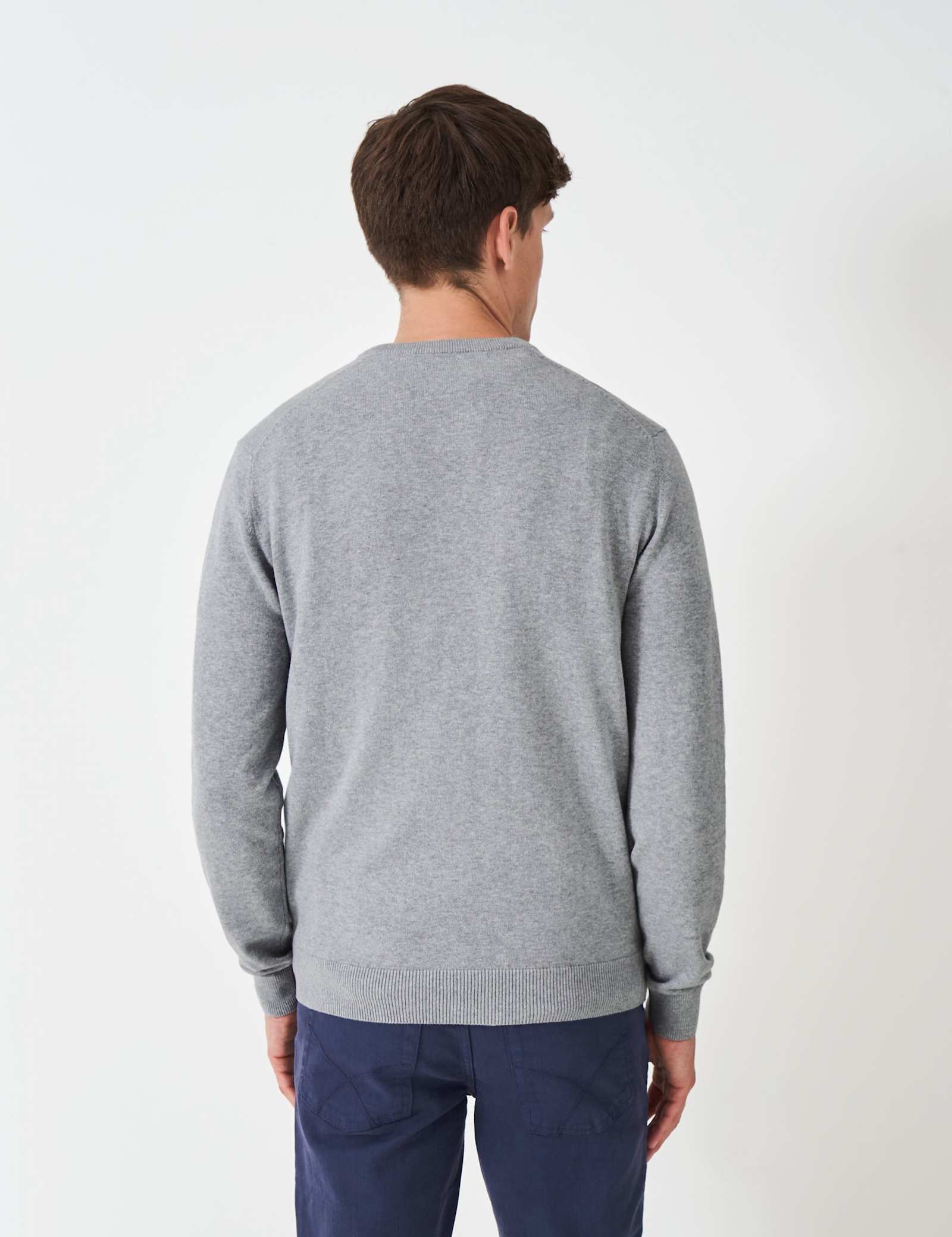 Pure Cotton V-Neck Jumper - image 5