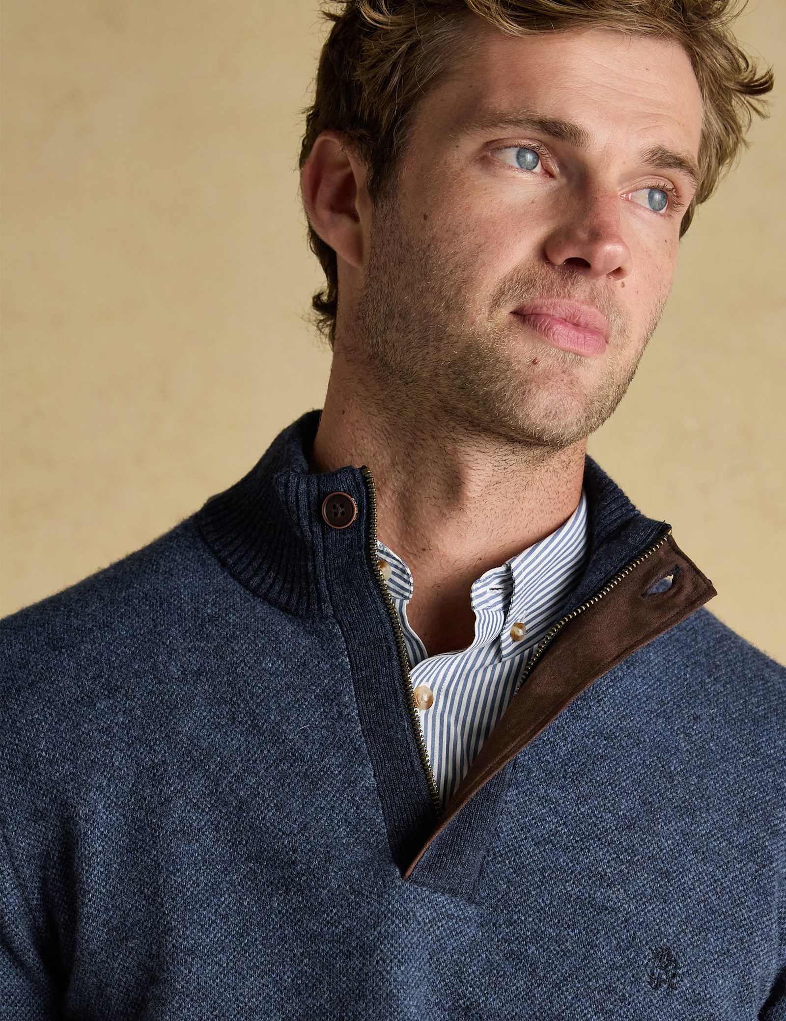 Wool Rich Half Zip Jumper - image 3