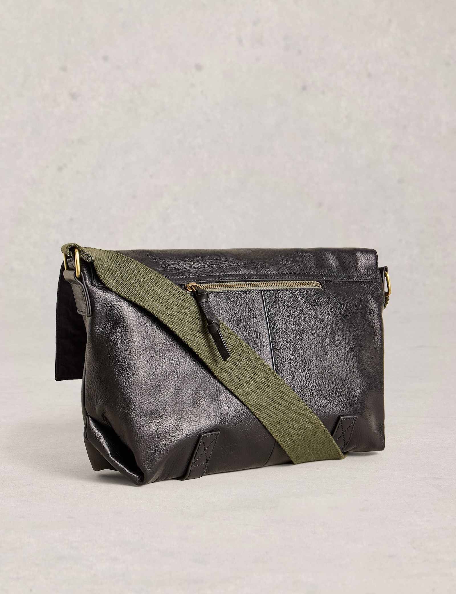 Leather Messenger Bag - image 3