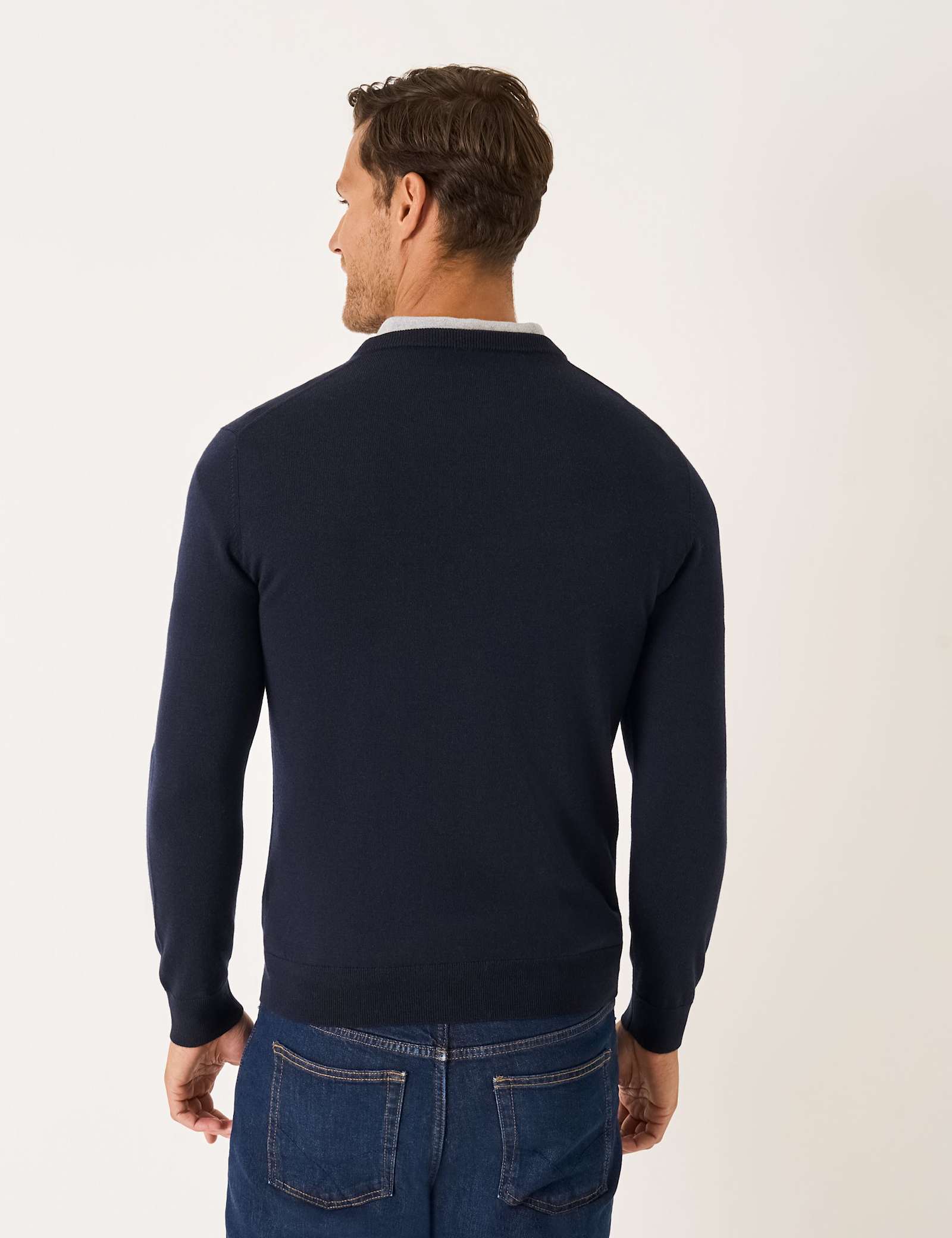 Pure Merino Wool Crew Neck Jumper - image 3