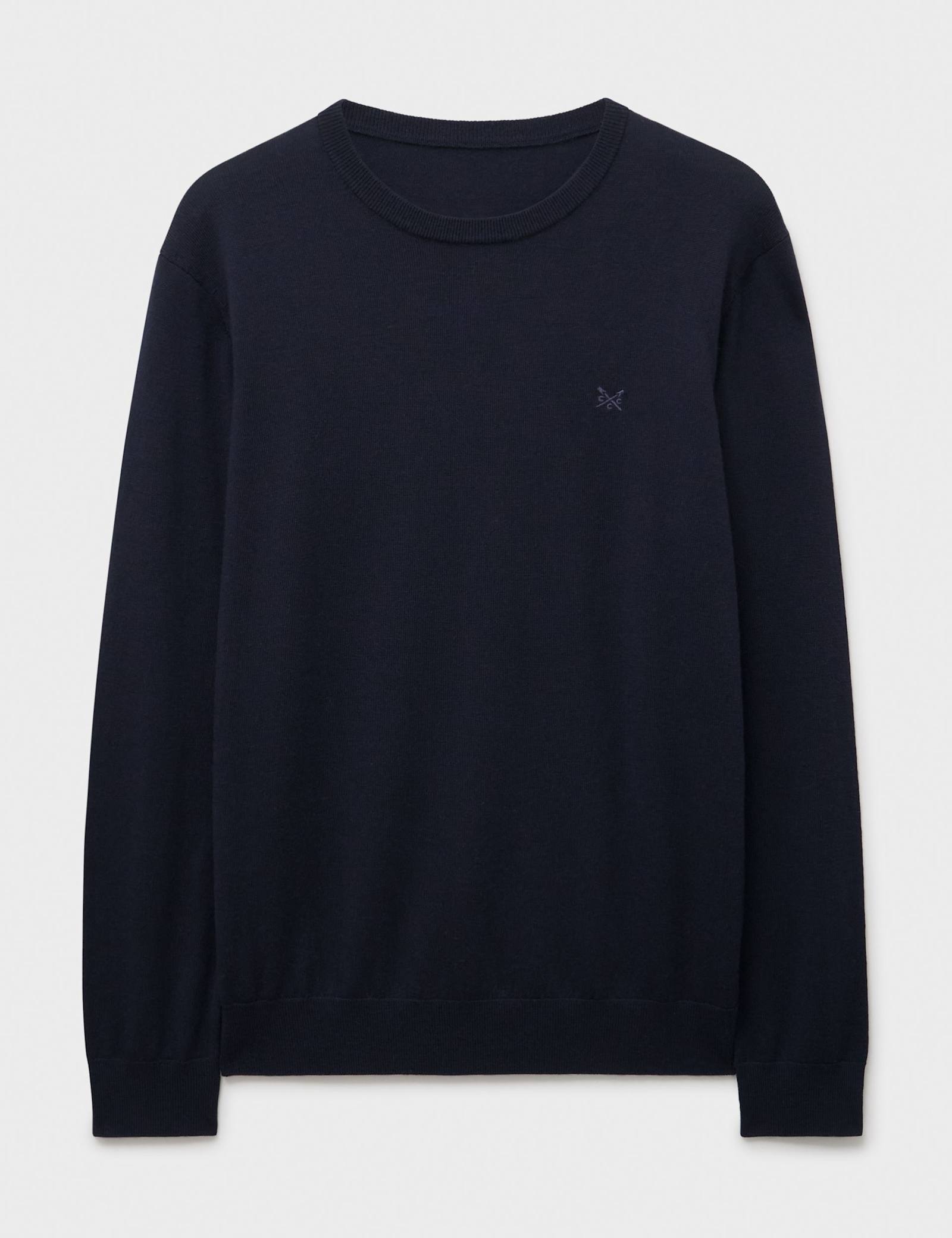 Pure Merino Wool Crew Neck Jumper - image 1