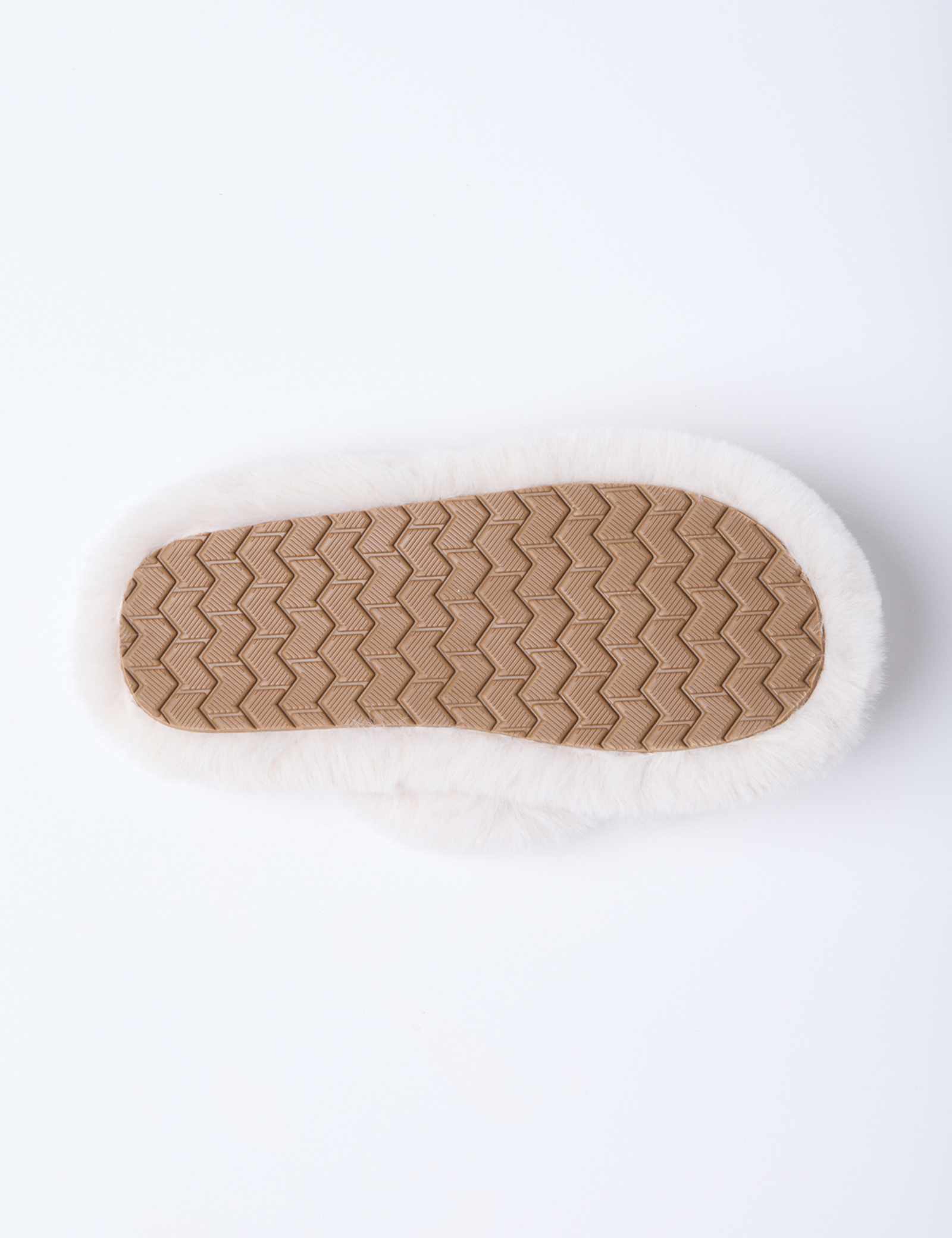 Faux Fur Crossover Slider Slippers - image 5