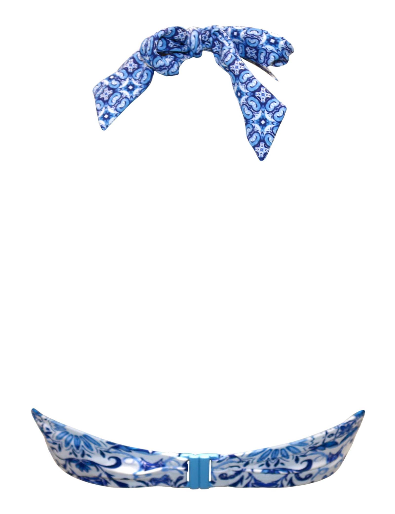 St Lucia Floral Wired Halterneck Bikini Top - image 3