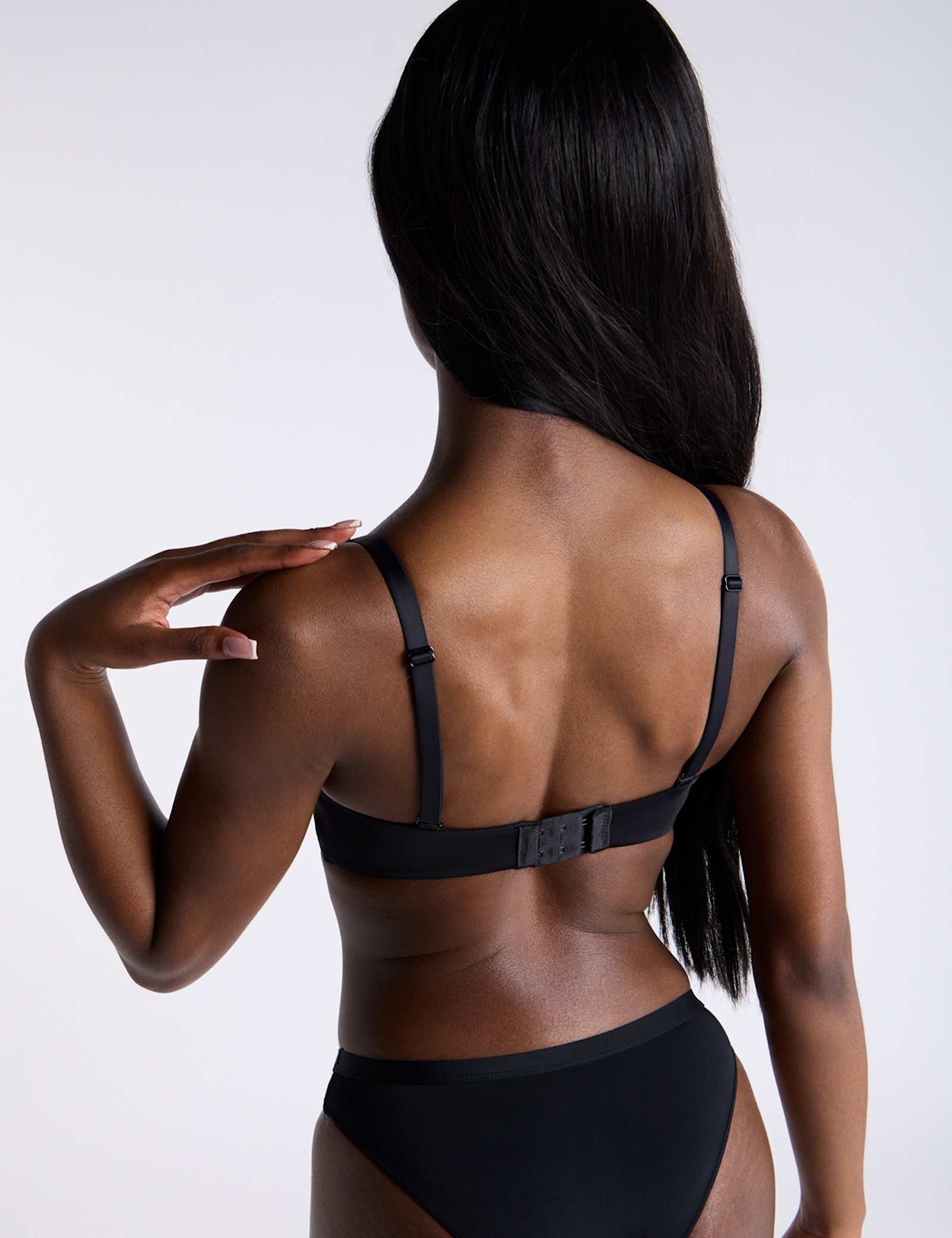 Non-Wired Microfibre Plunge Bra (B-DD) - image 5