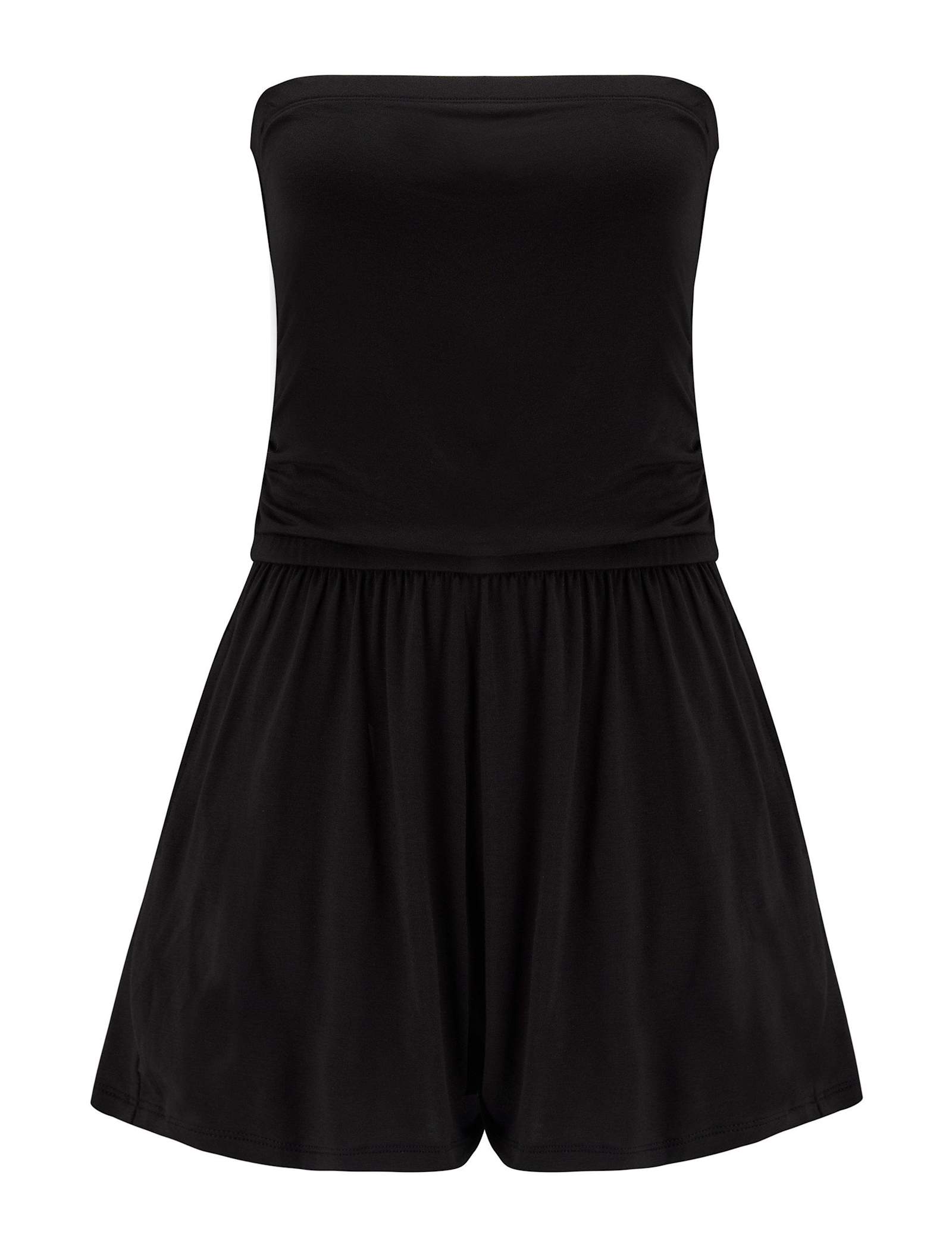 Jersey Bandeau Beach Playsuit - image 1