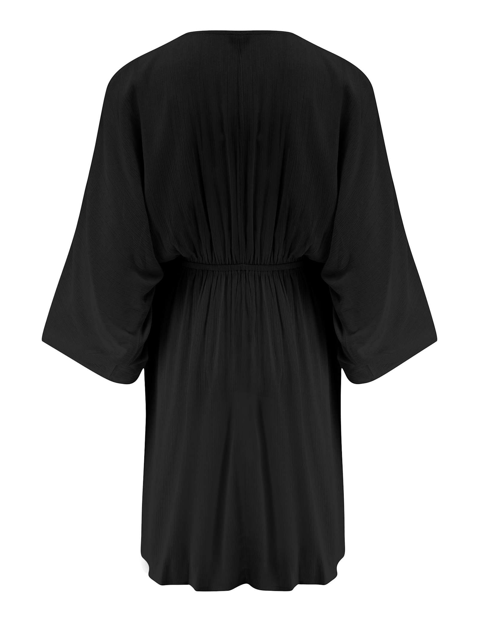 Crinkle O Ring Short Beach Kaftan - image 3