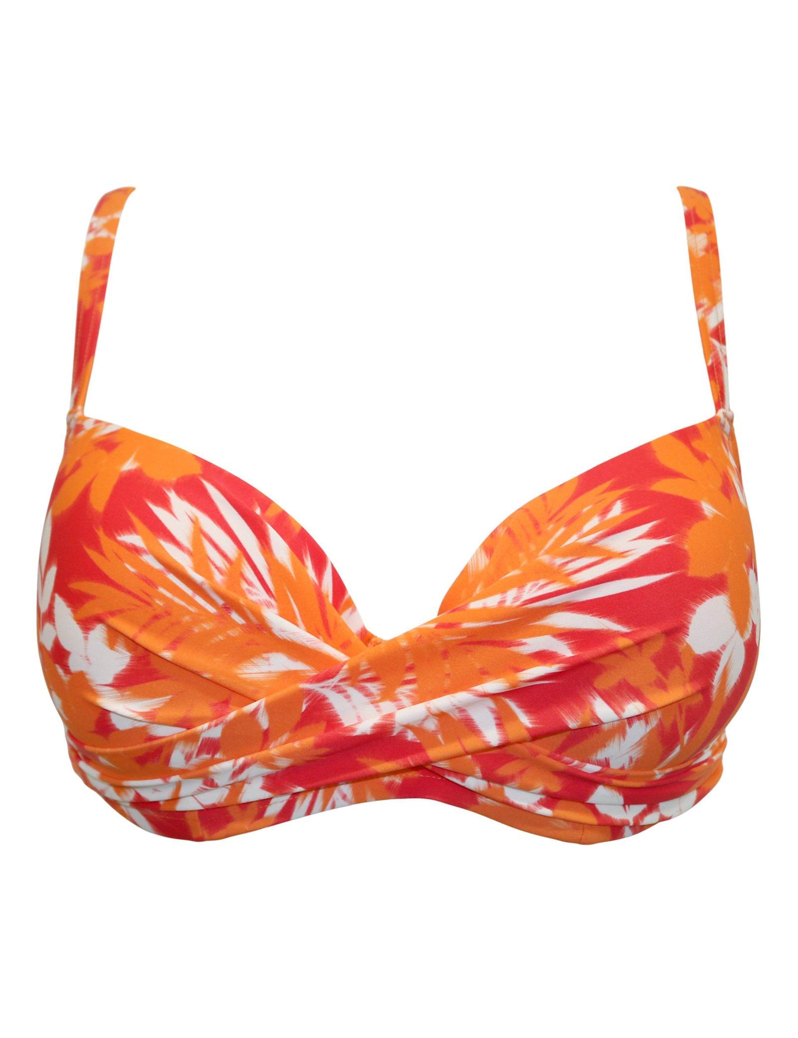 Free Spirit Printed Wired Padded Bikini Top B-G - image 2