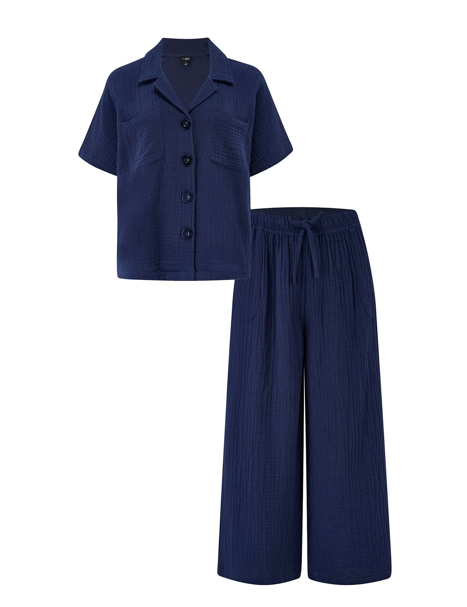 Pure Cotton Double Cloth Pyjama Set - image 1
