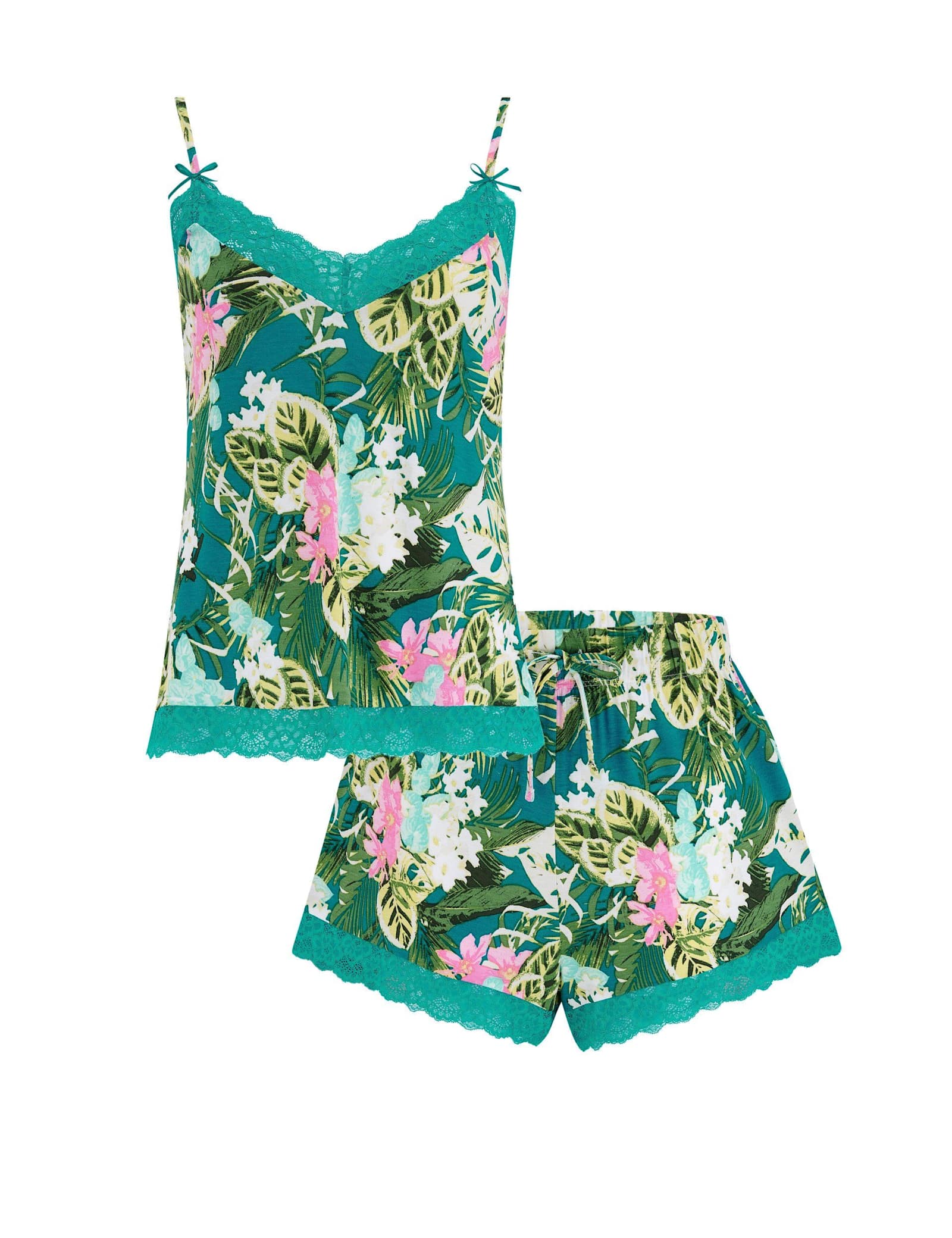 Sofa Loves Lace Jersey Cami and Short PJ Set - image 2