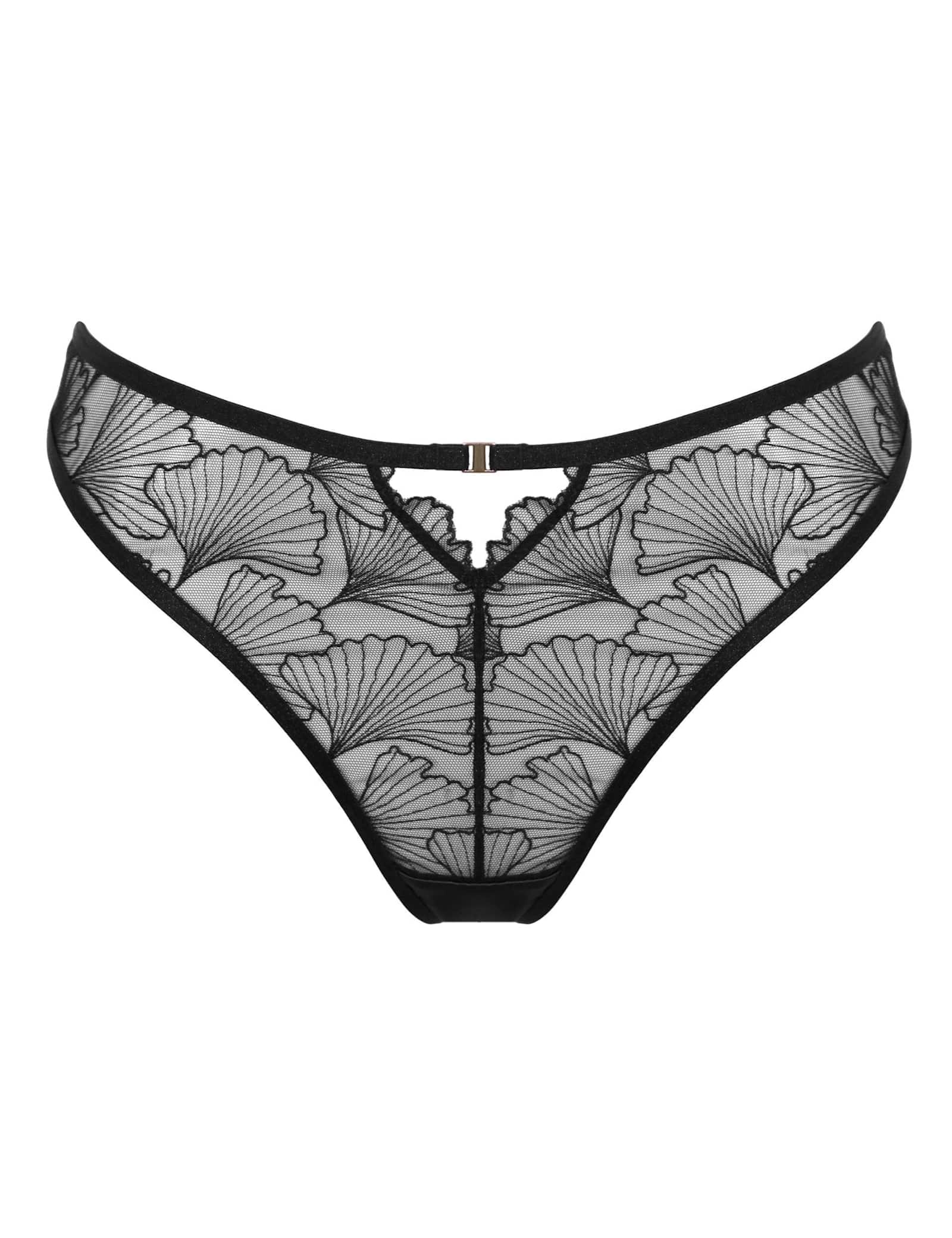 Ember Embroidered Lace Thong - image 1