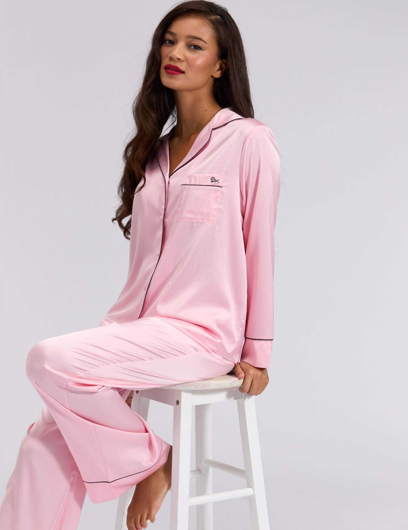 Satin Pyjama Top - image 3