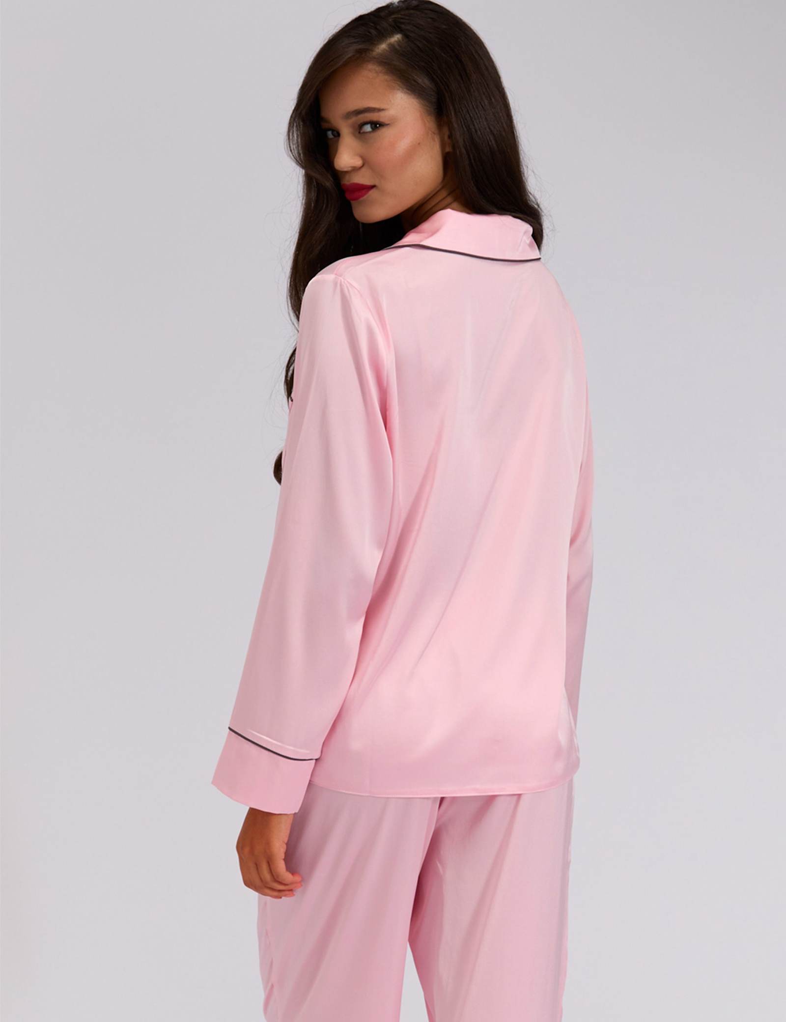 Satin Pyjama Top - image 5