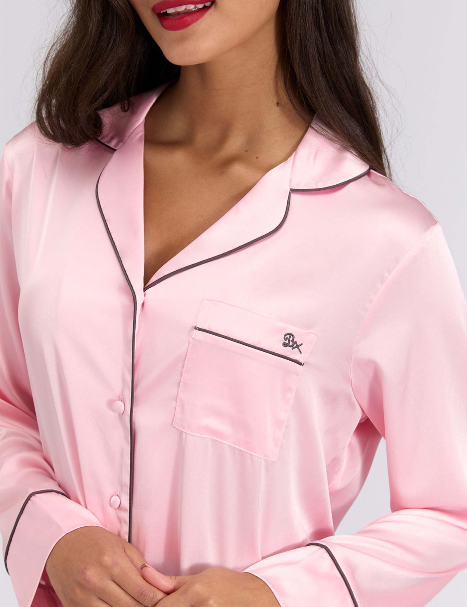 Satin Pyjama Top - image 2
