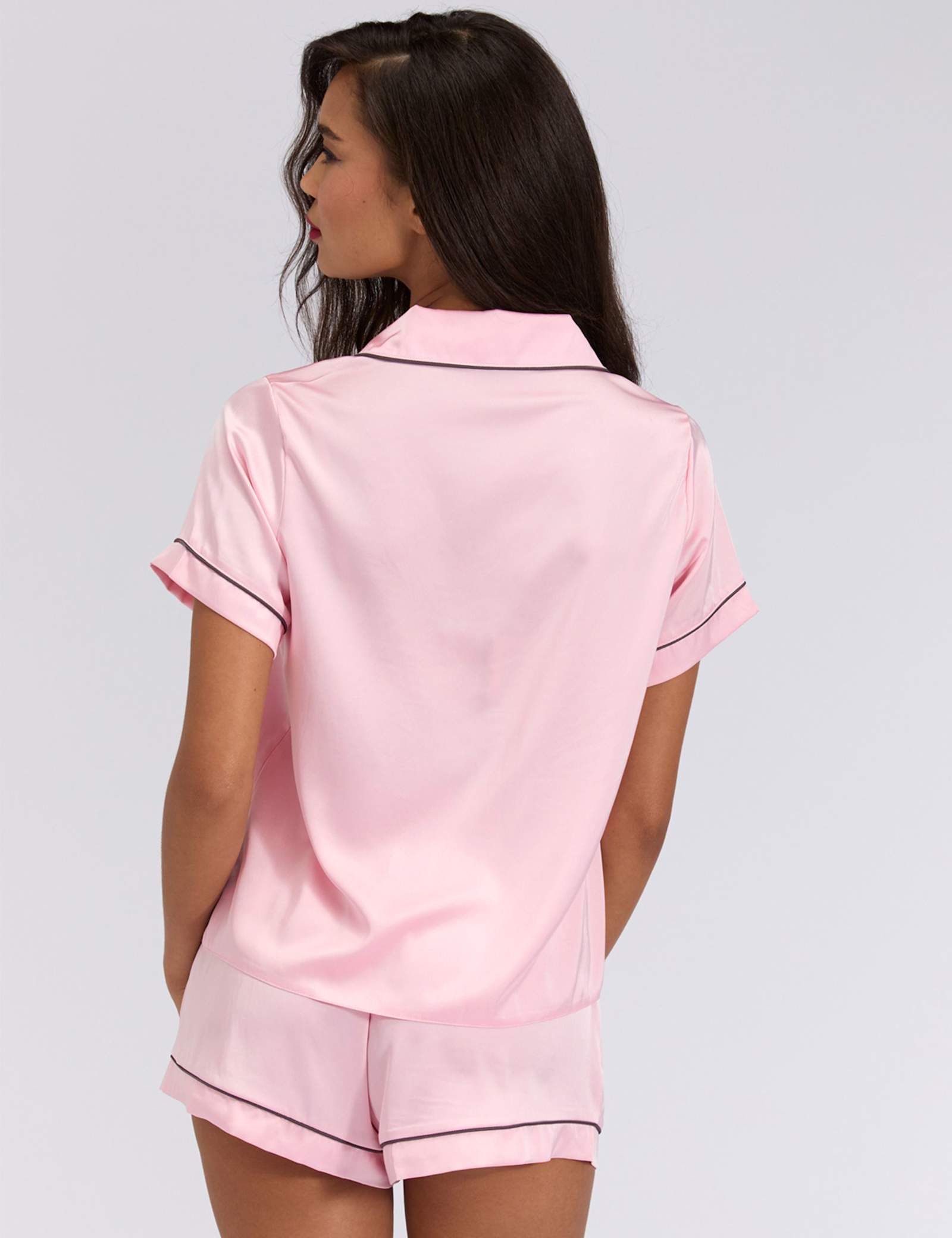 Satin Pyjama Shorts - image 4