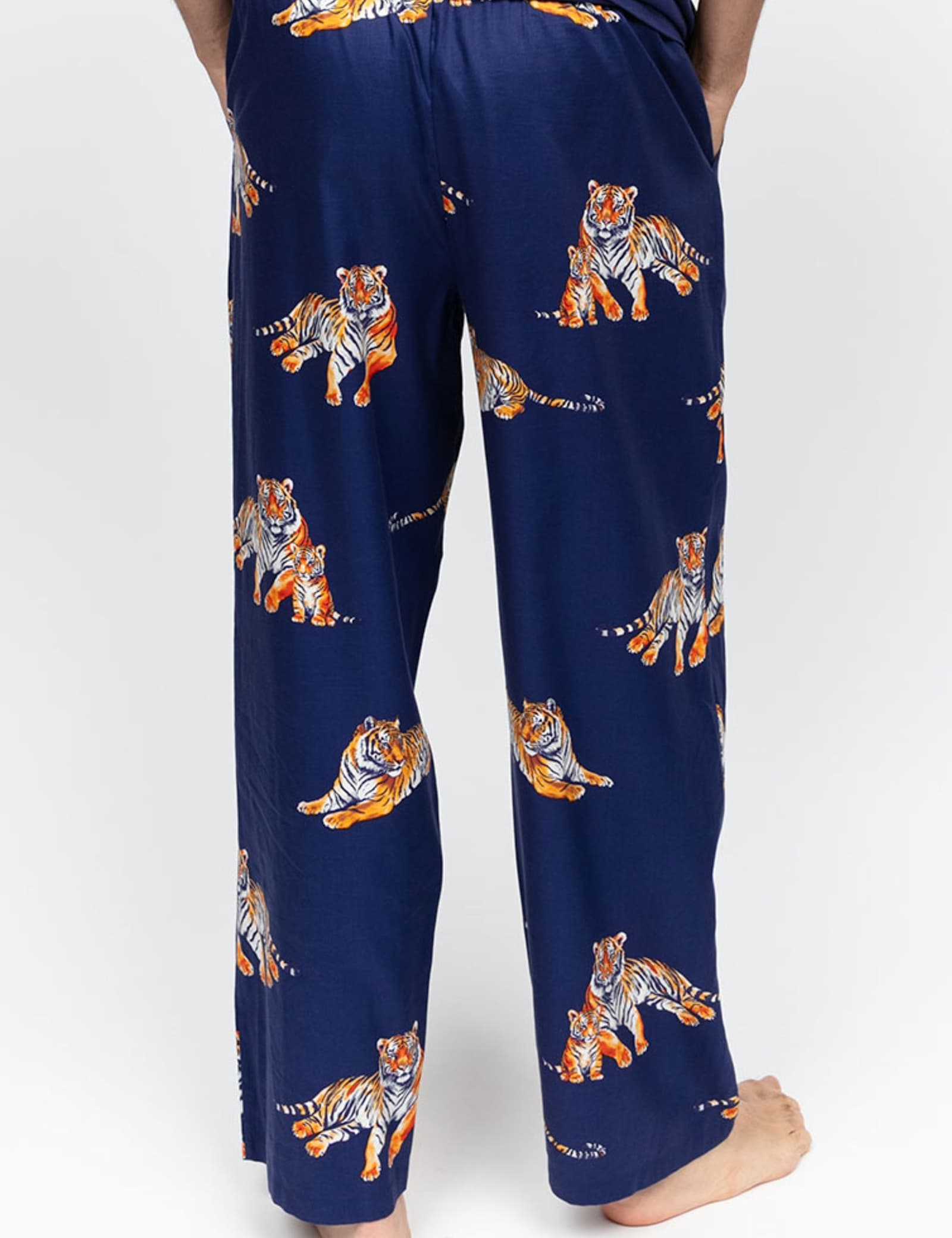 Cotton Modal Tiger Print Pyjama Bottoms - image 4