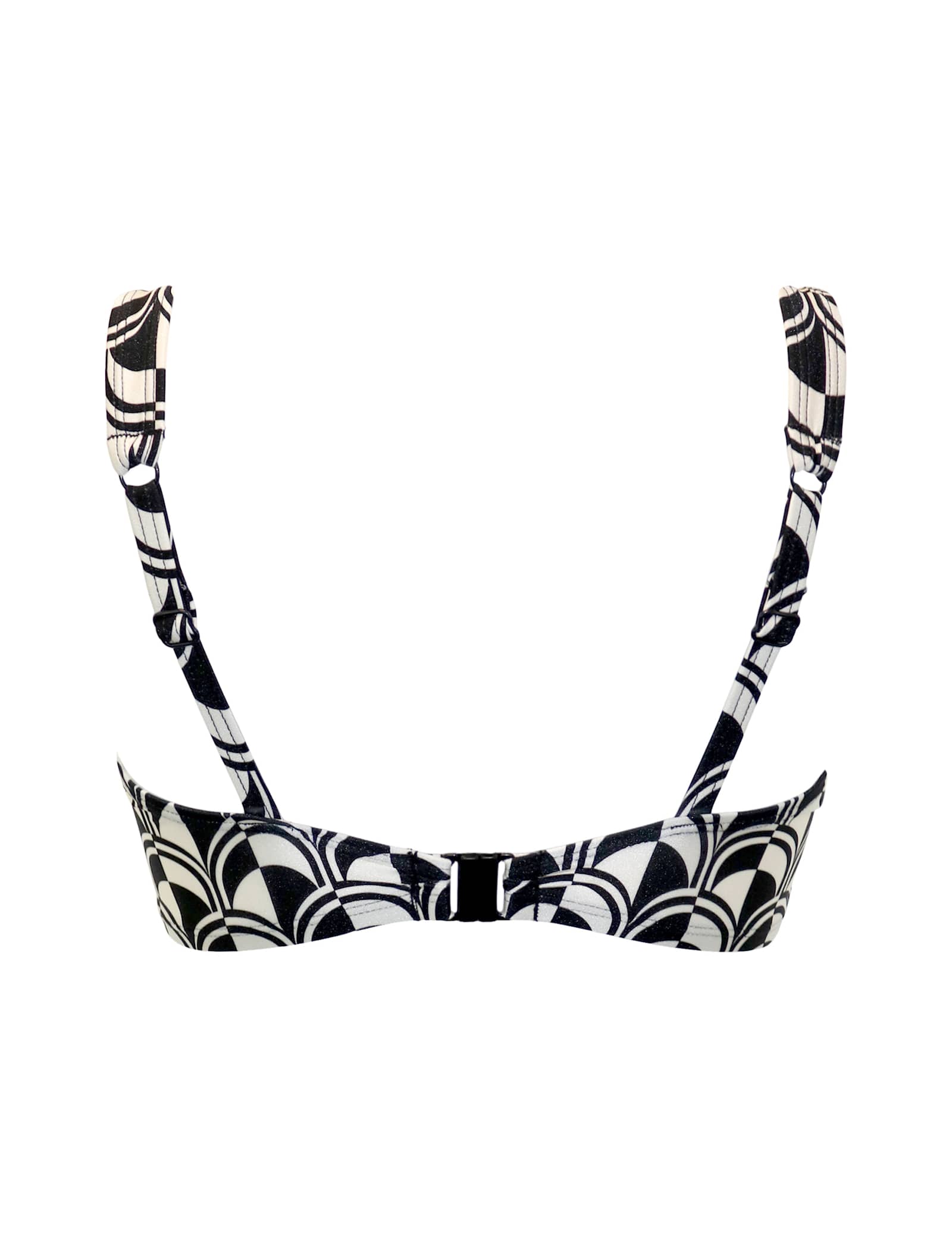 Casablanca Printed Wired Plunge Bikini Top - image 5