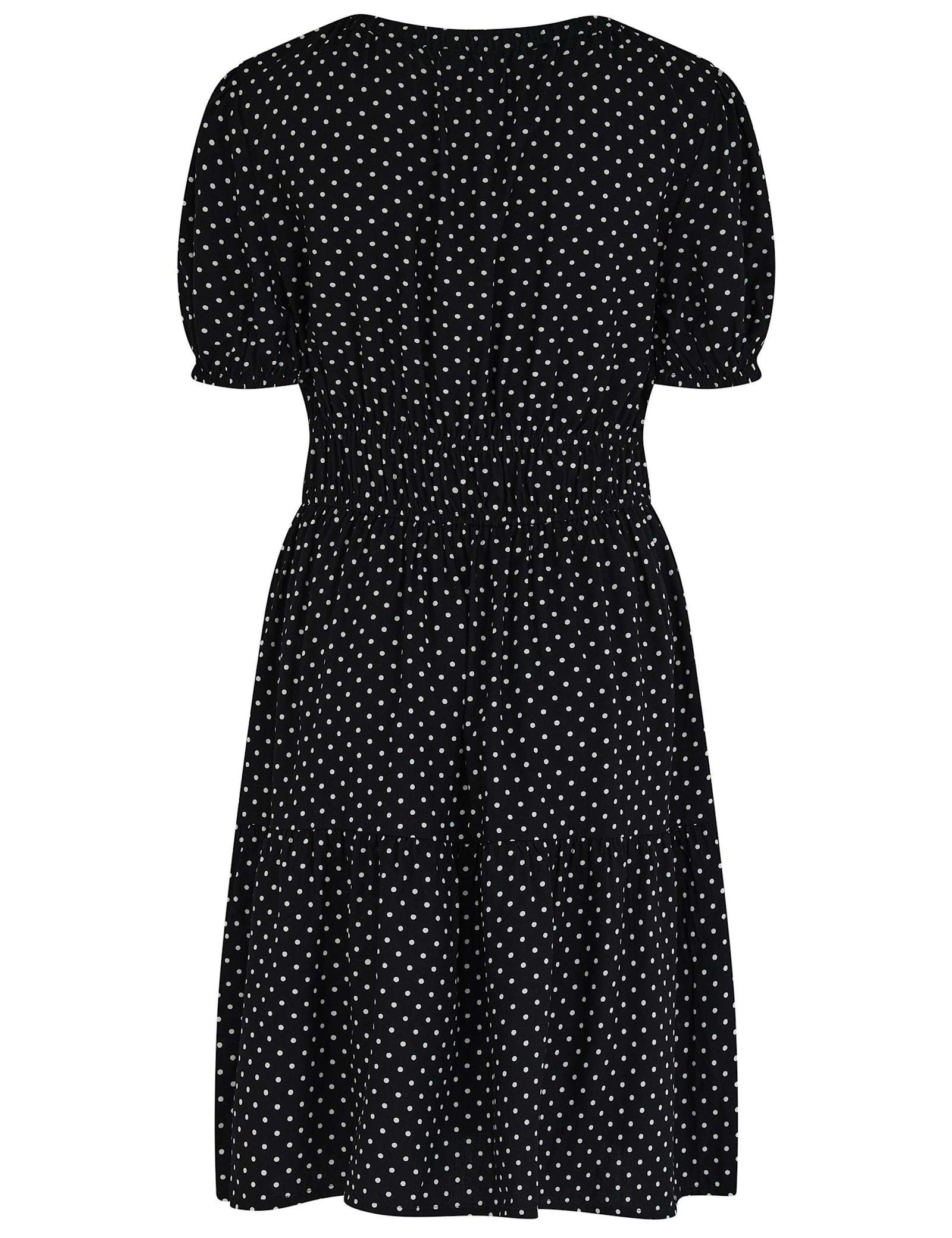 Danielle Elasticated Chanel Tiered Short Dress - image 3