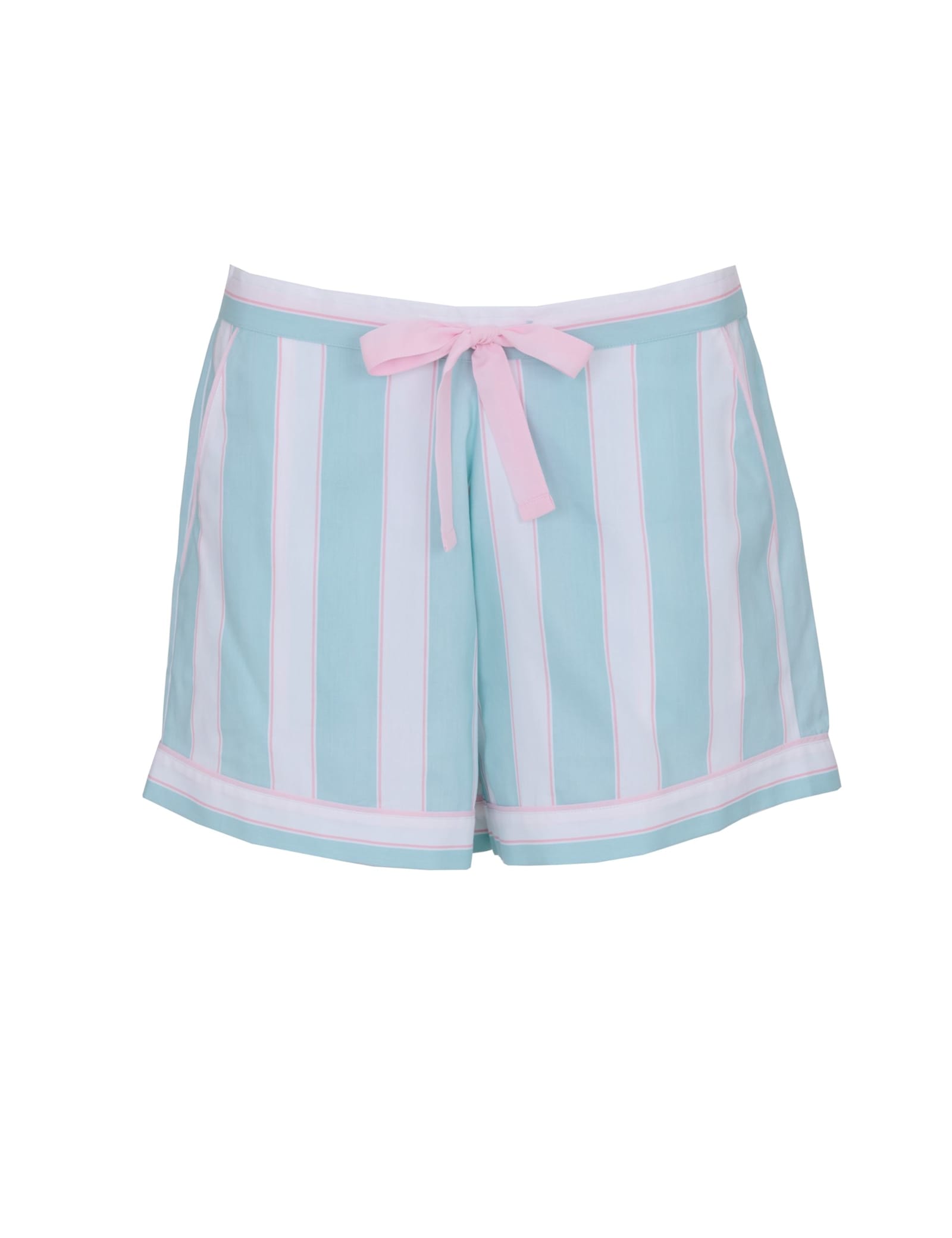 Cotton Modal Striped Pyjama Shorts - image 1