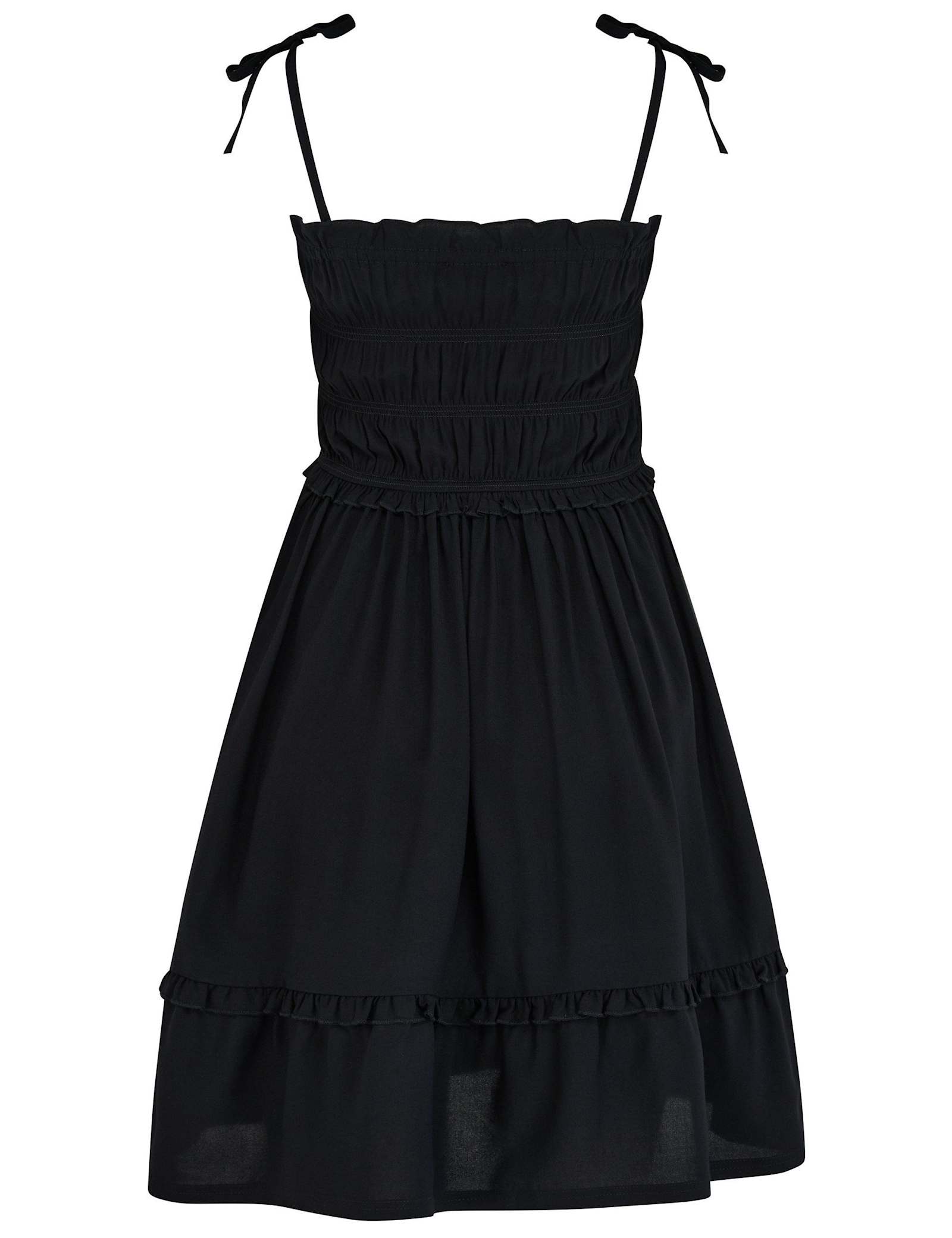 Mia Frill Detail Shirred Beach Dress - image 3