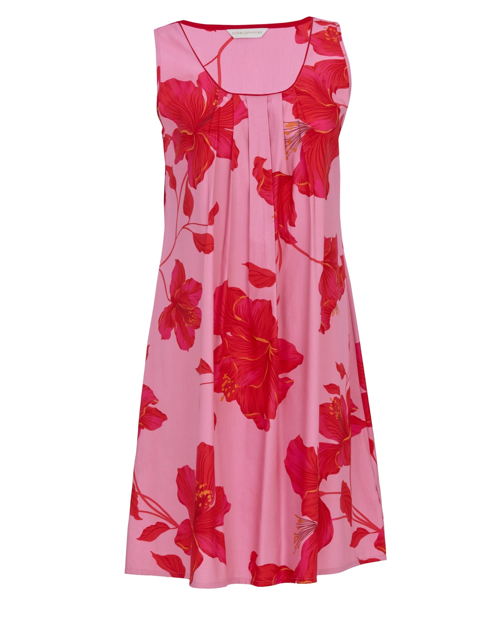 Cotton Modal Floral Short Nightdress - image 1