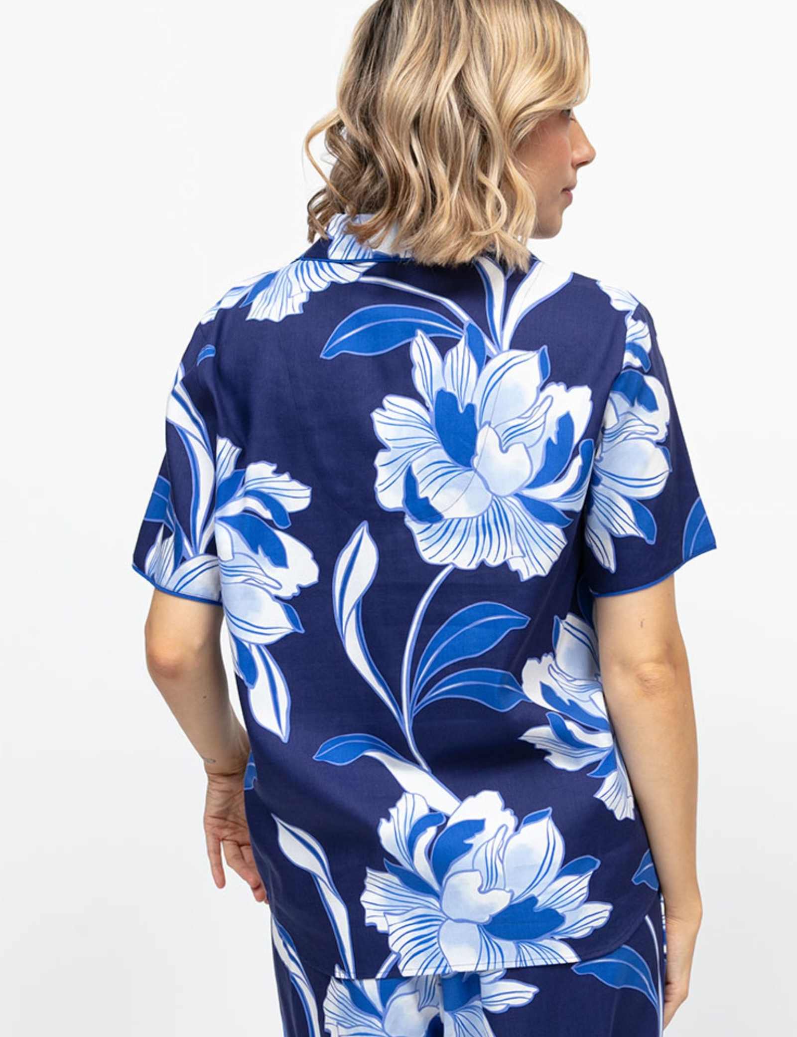 Cotton Modal Floral Pyjama Top - image 3