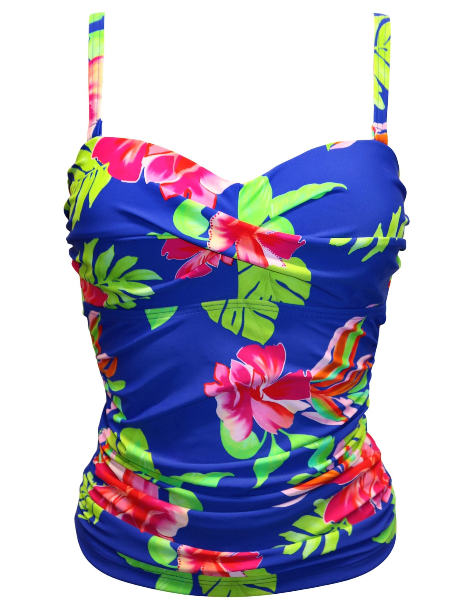 Santa Monica Tummy Control Bandeau Tankini Top - image 1