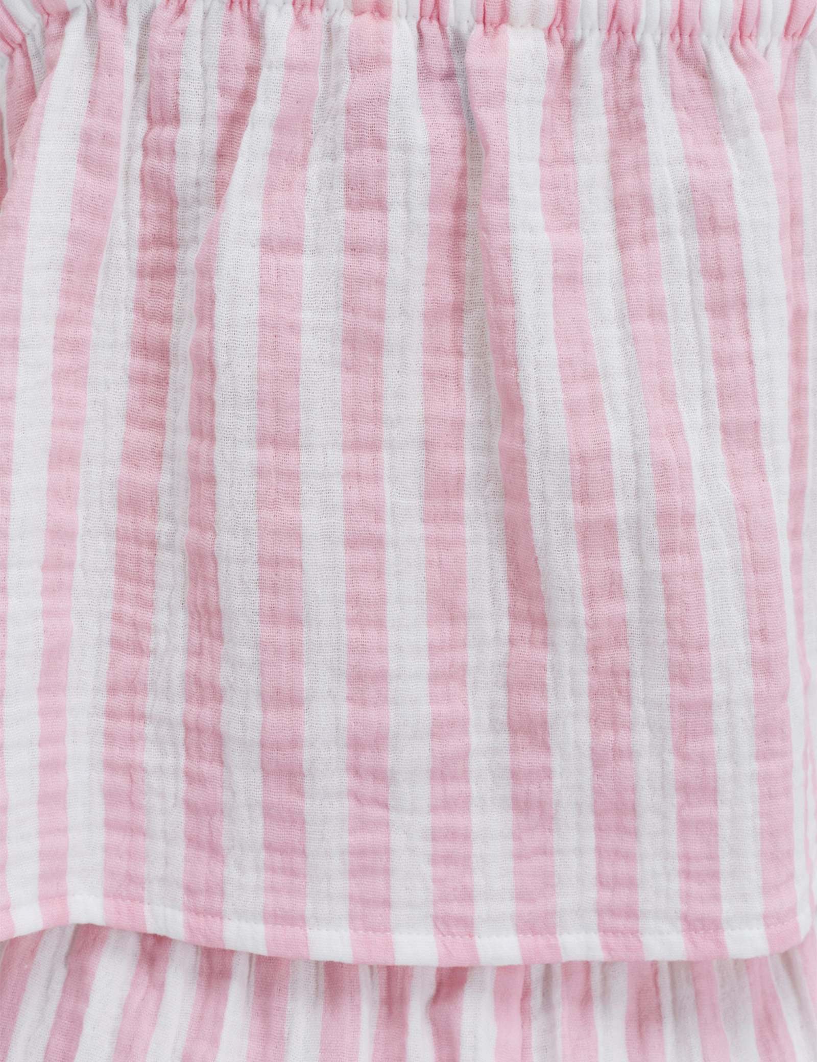 Pure Cotton Striped Cami Pyjama Set - image 2