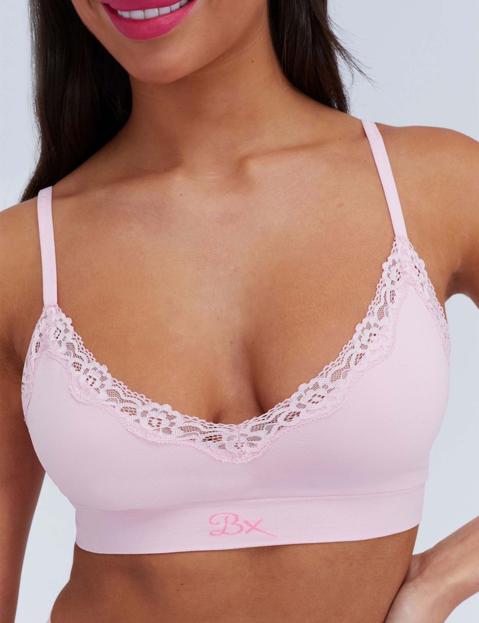 Lace Seamless Non Wired Bralette - image 2