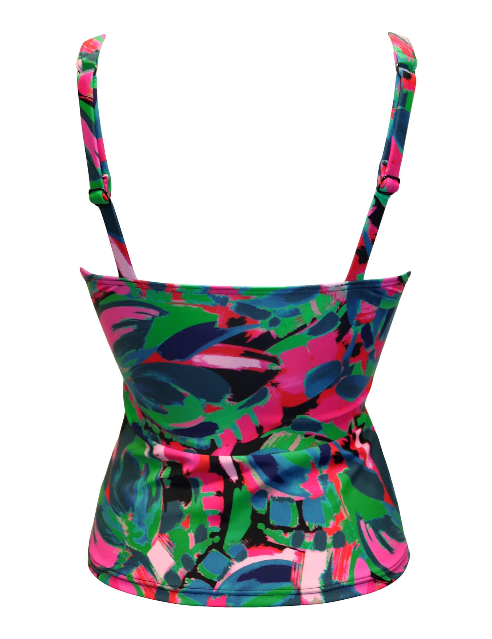 Heatwave Tummy Control Twist Front Tankini Top - image 3