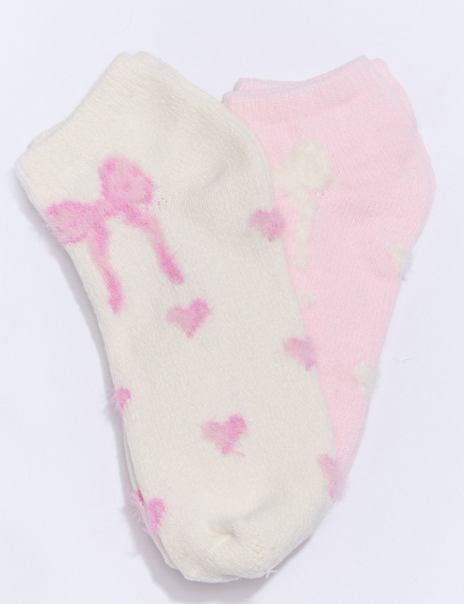 2 Pack Bow Trainer Socks - image 4