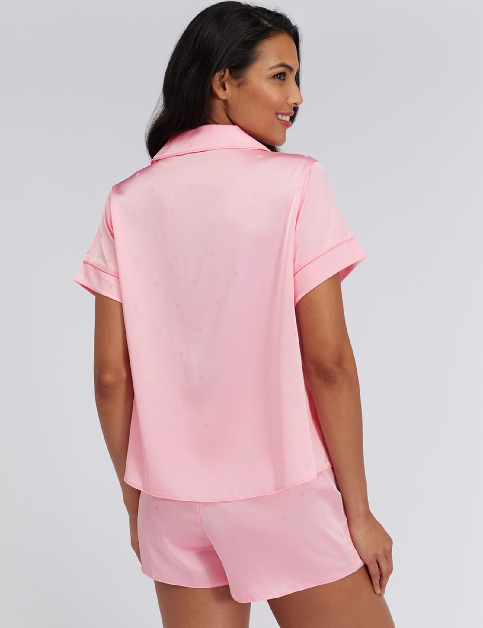 Satin Polka Dot Short Pyjama Set - image 5