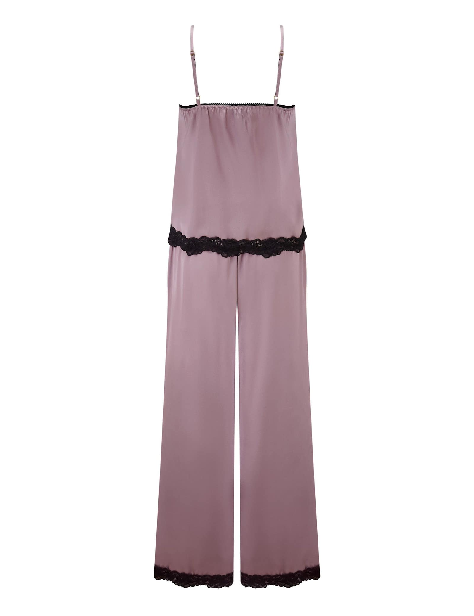 Dusk Satin Lace Trim Pyjama Set - image 3