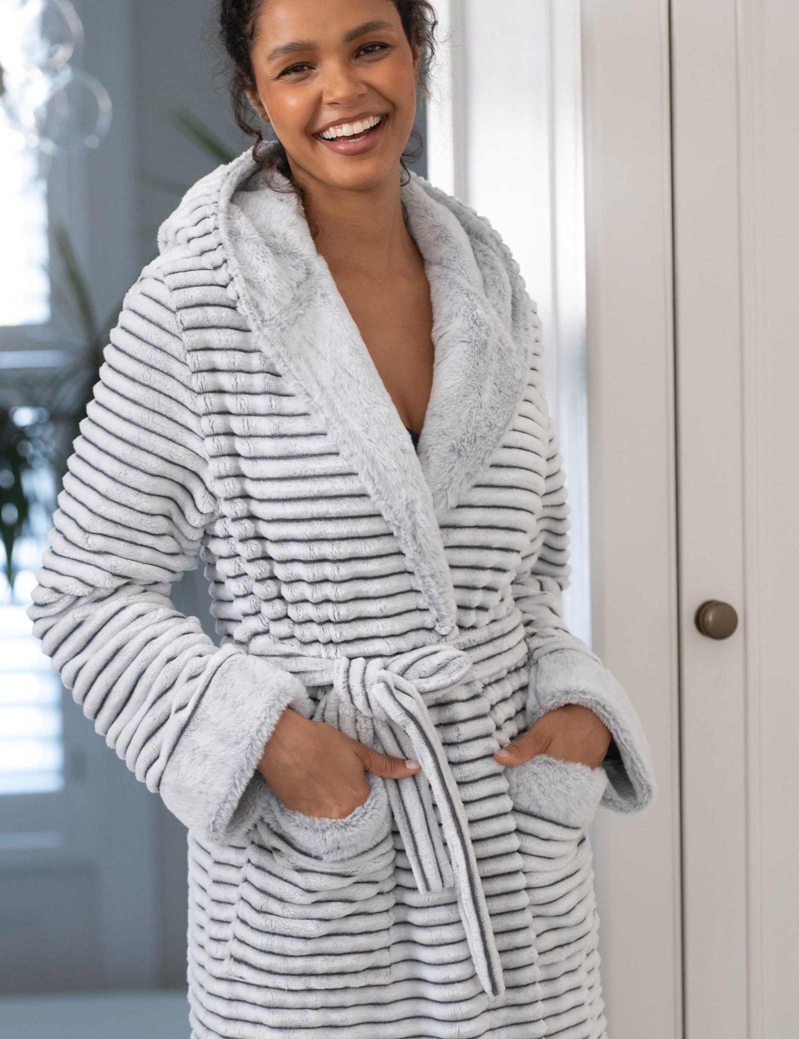 Striped Dressing Gown - image 2