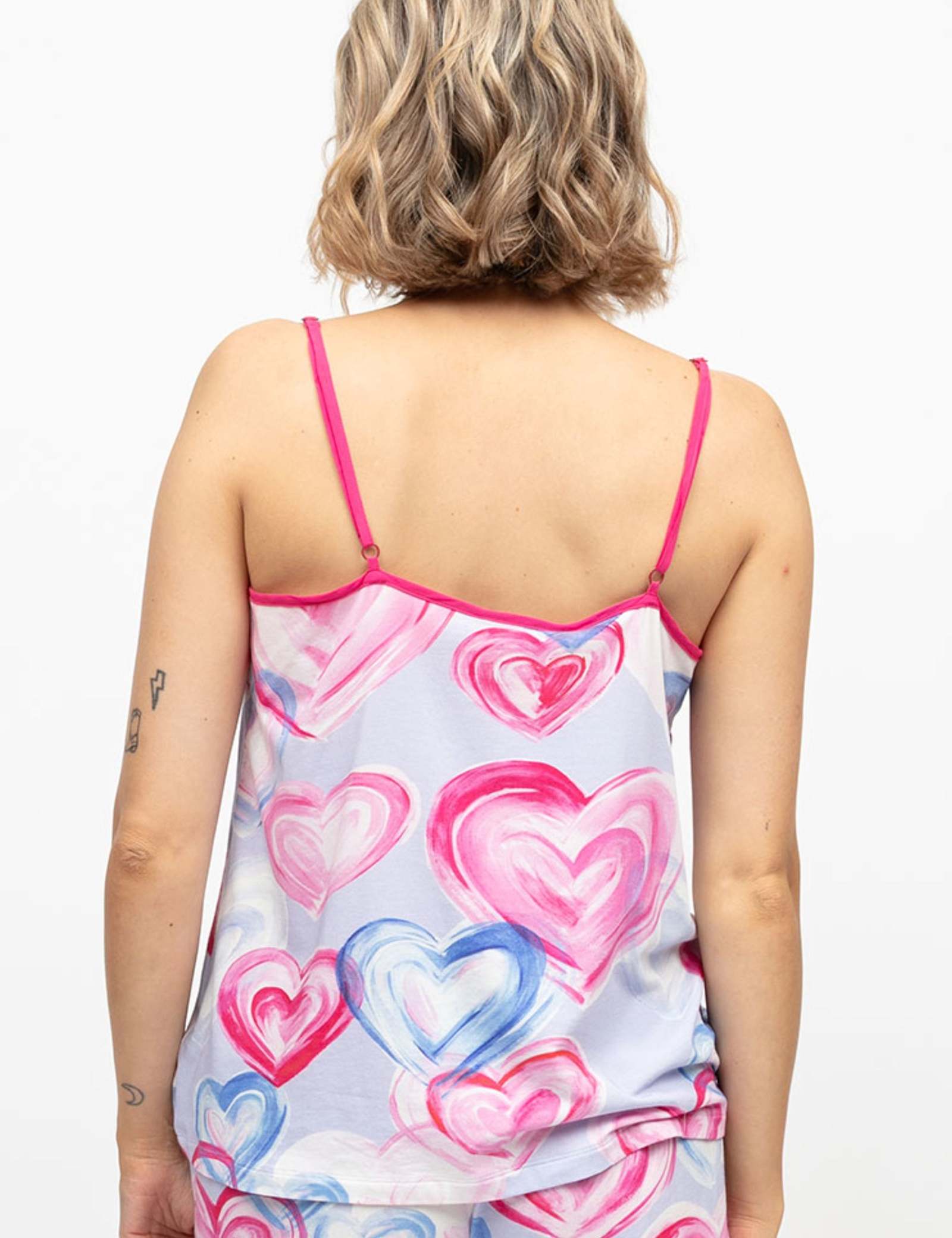 Jersey Heart Print Camisole - image 3