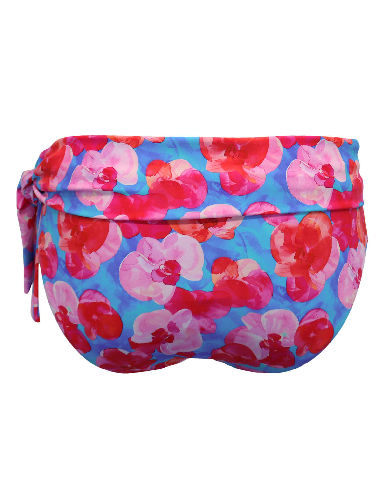 Marrakesh Floral Roll Top Bikini Bottoms - image 3