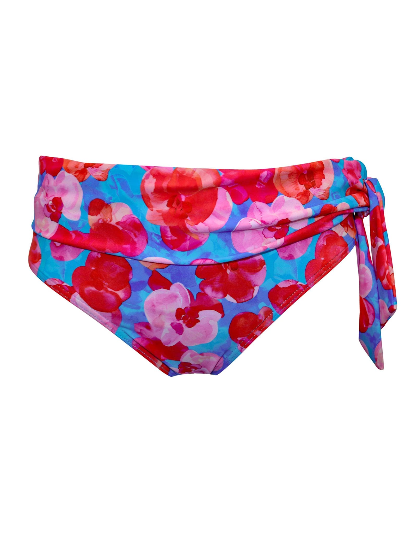 Marrakesh Floral Roll Top Bikini Bottoms - image 1