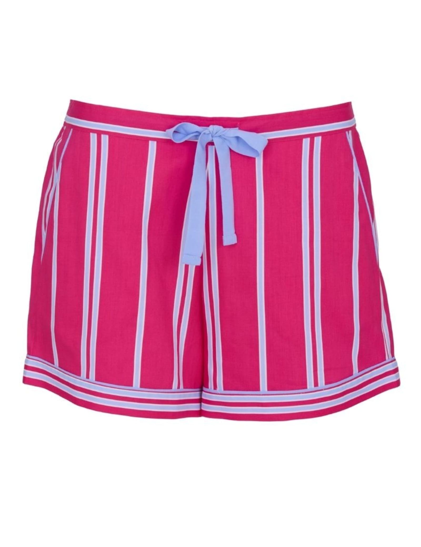 Cotton Modal Striped Pyjama Shorts - image 1
