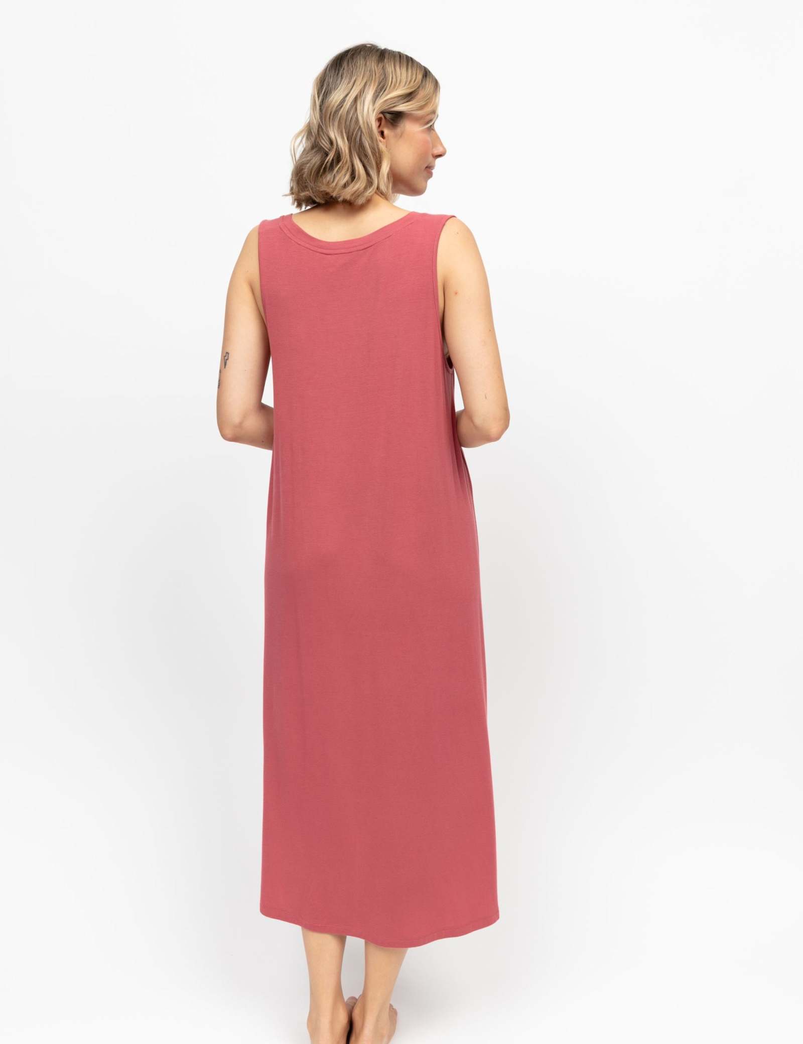 Modal Rich Jersey Long Nightdress - image 3